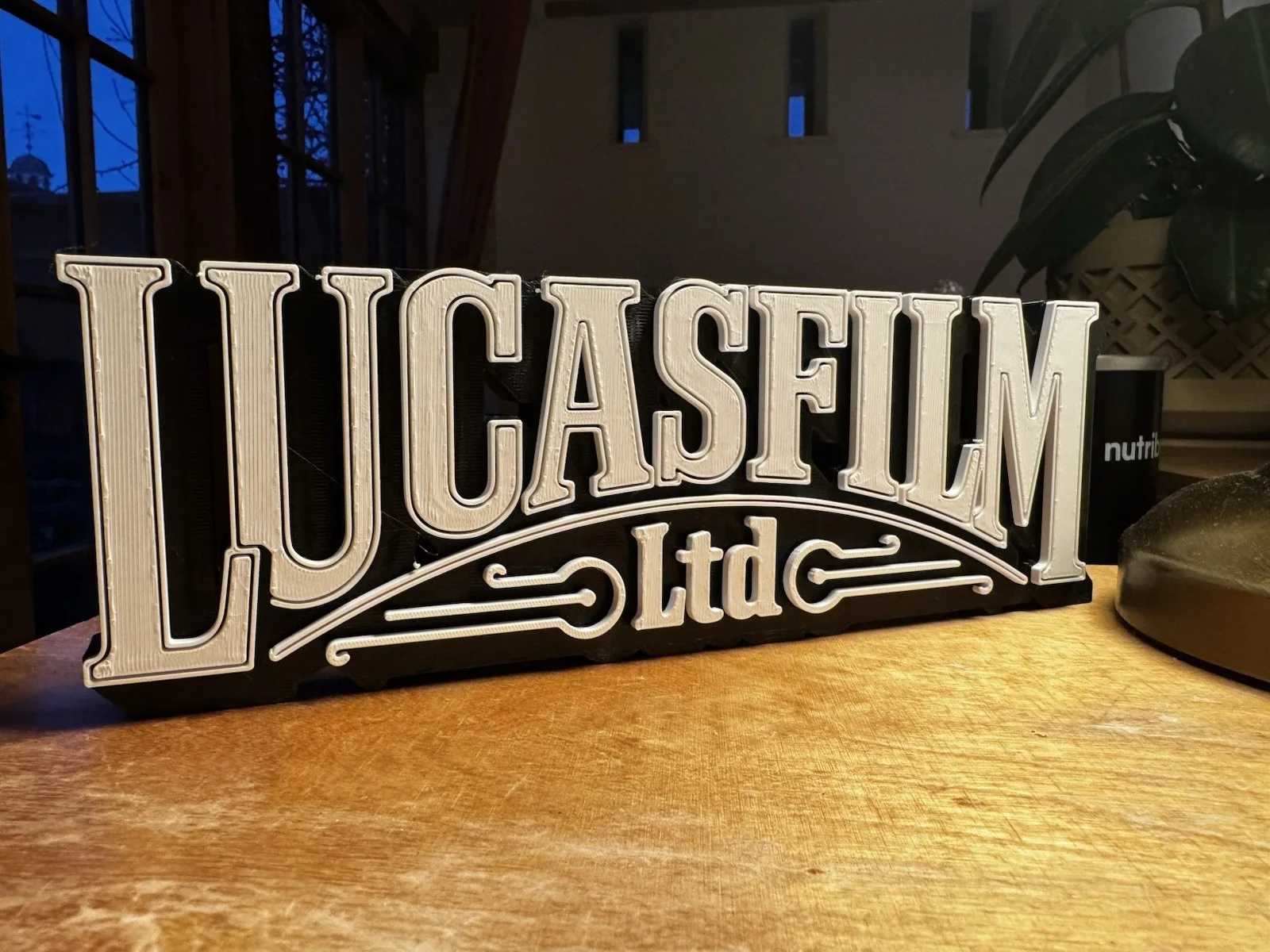 LUCASFILM Ltd 3D Printed Sign | 25.5cm x 8.5cm., image 3