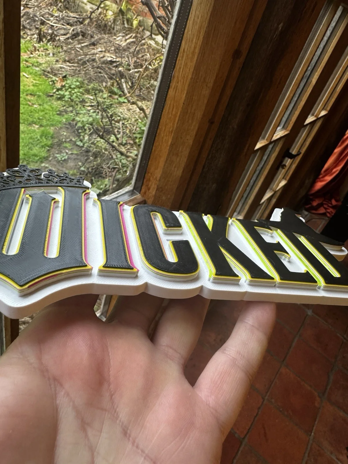 Decorative Wicked Film Inspired Fan Art Plaque - Sign., изображение 3
