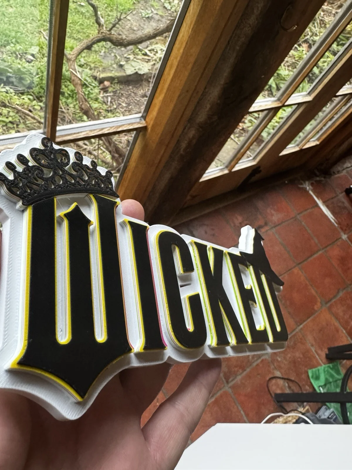 Decorative Wicked Film Inspired Fan Art Plaque - Sign., изображение 4