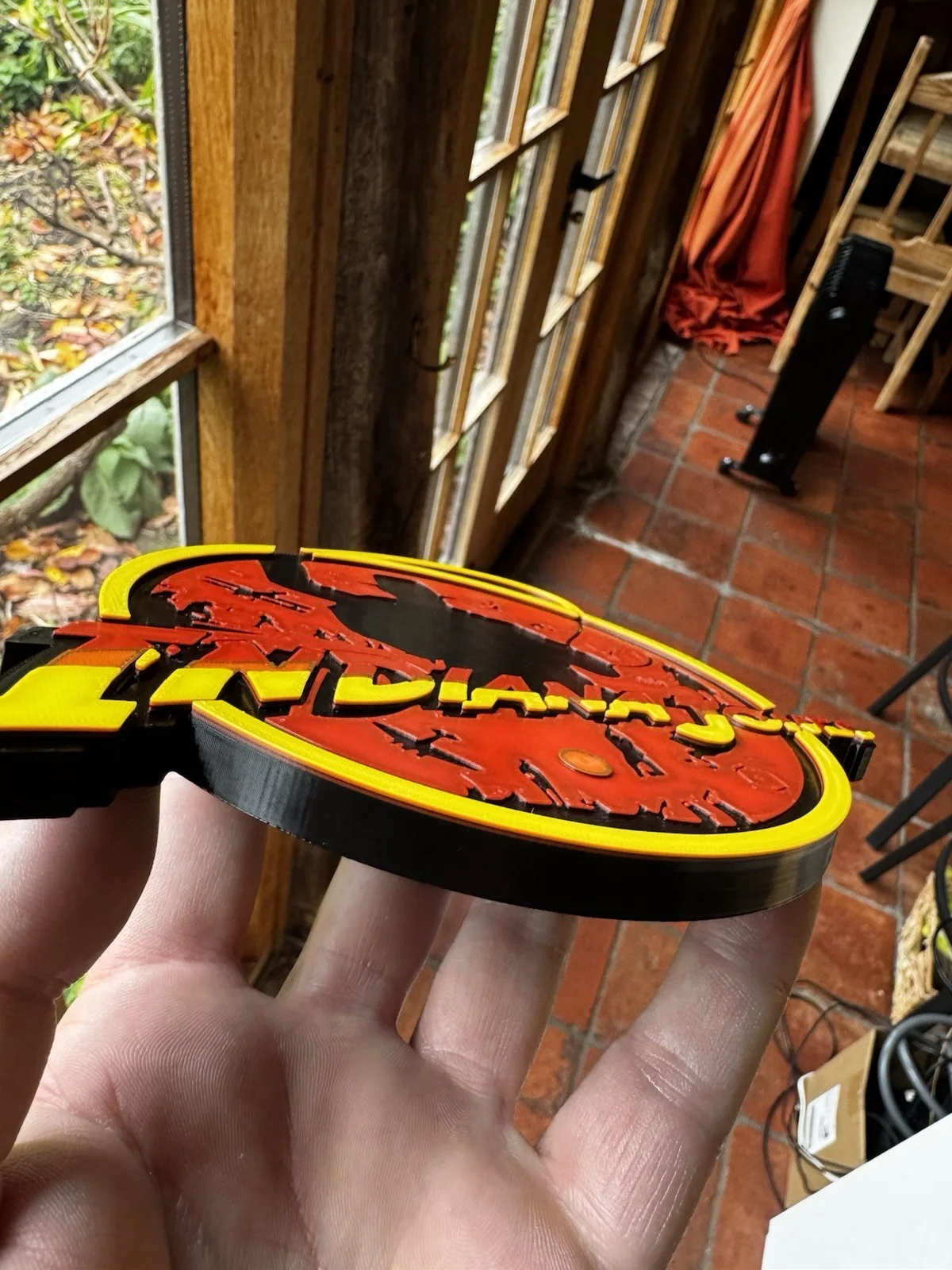 🪙 Indiana Jones 3D Printed Wall Sign – Adventure Movie Inspired Plaque., изображение 5