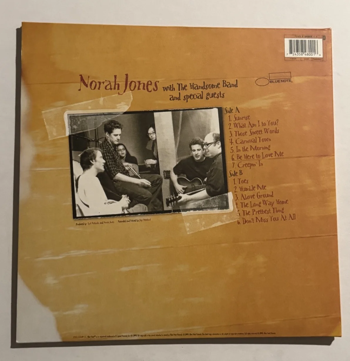 NORAH JONES SIGNED VINYL RECORD ALBUM AUTOGRAPHED HOT LEGEND MUSICIAN SINGER COA, изображение 2