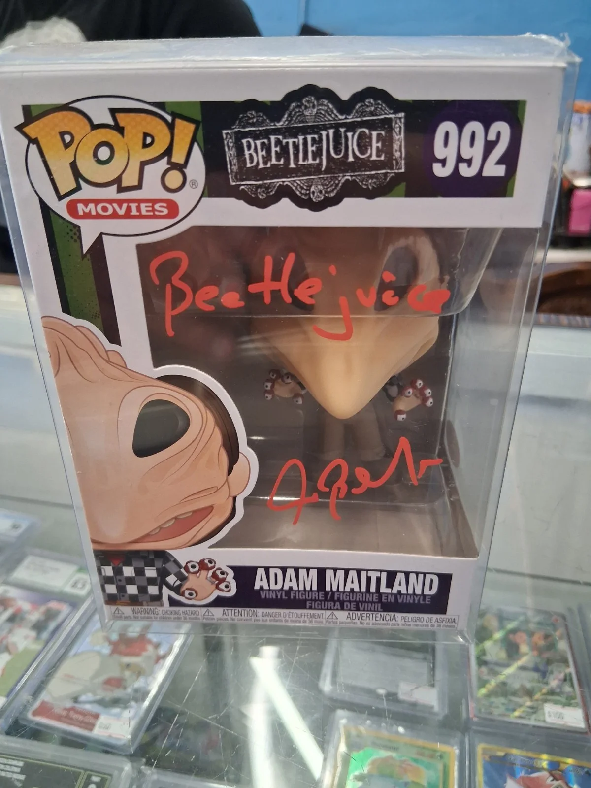 Alec Baldwin — Alec Baldwin Signed Adam Maitland Funko Pop JSA Authenticated Beetlejuice