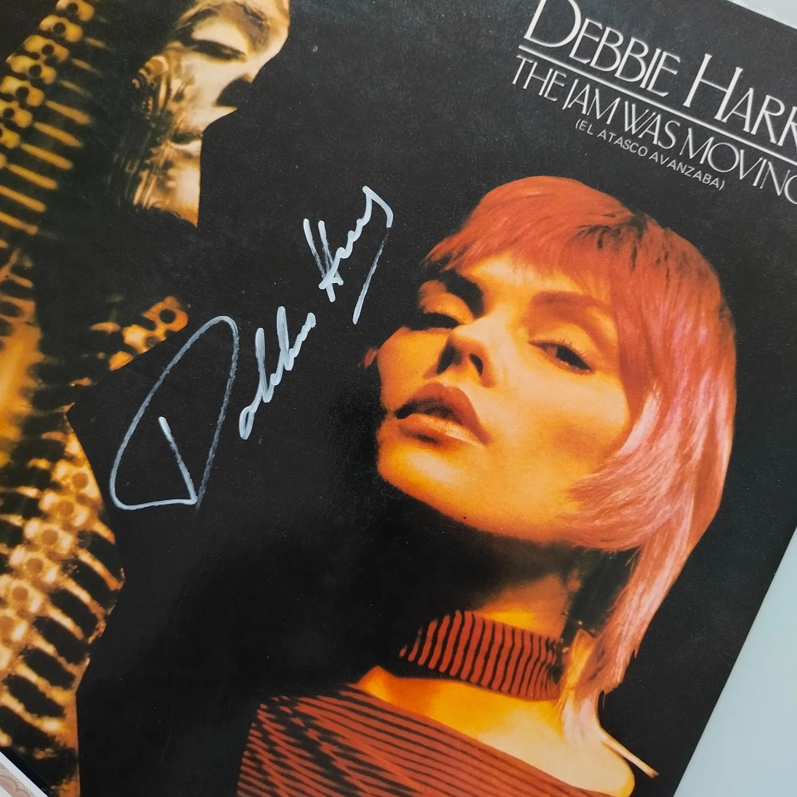 Debbie Harry Signed "The Jam Was Moving" Album Cover + COA, image 2