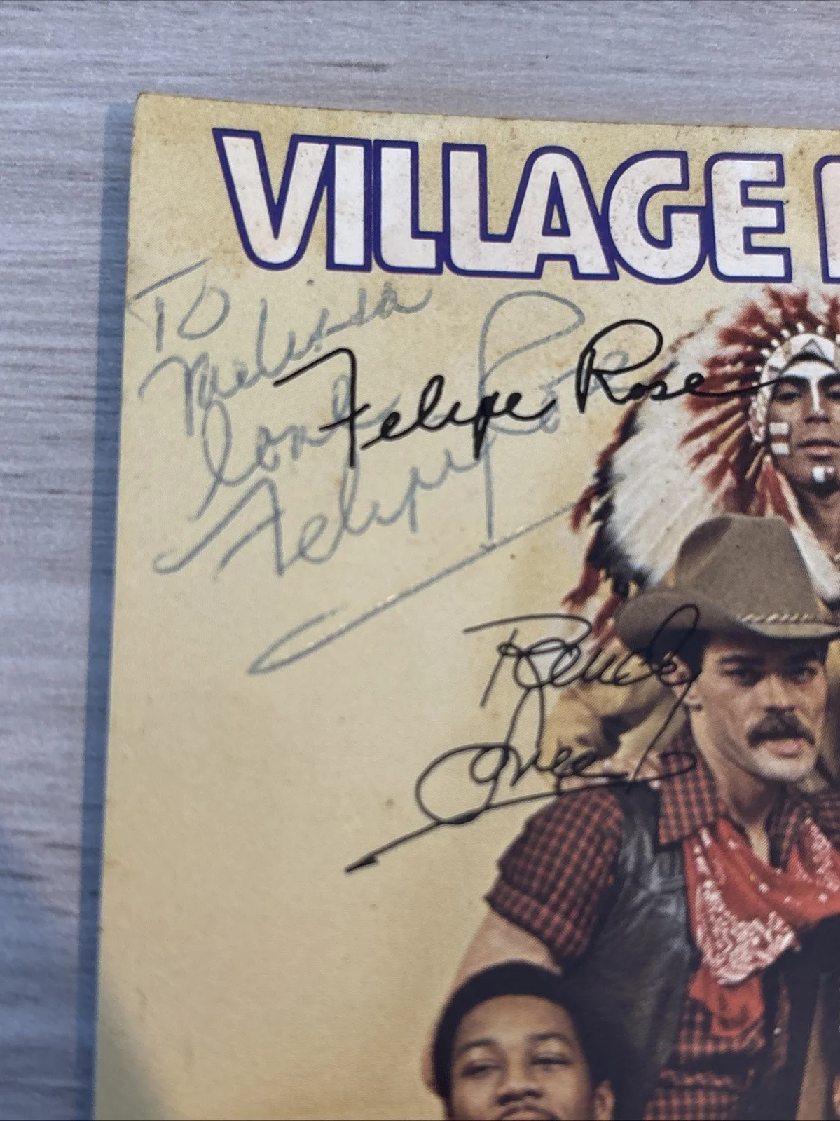 Felipe Rose Village People signed 4 X 6 photo, изображение 2