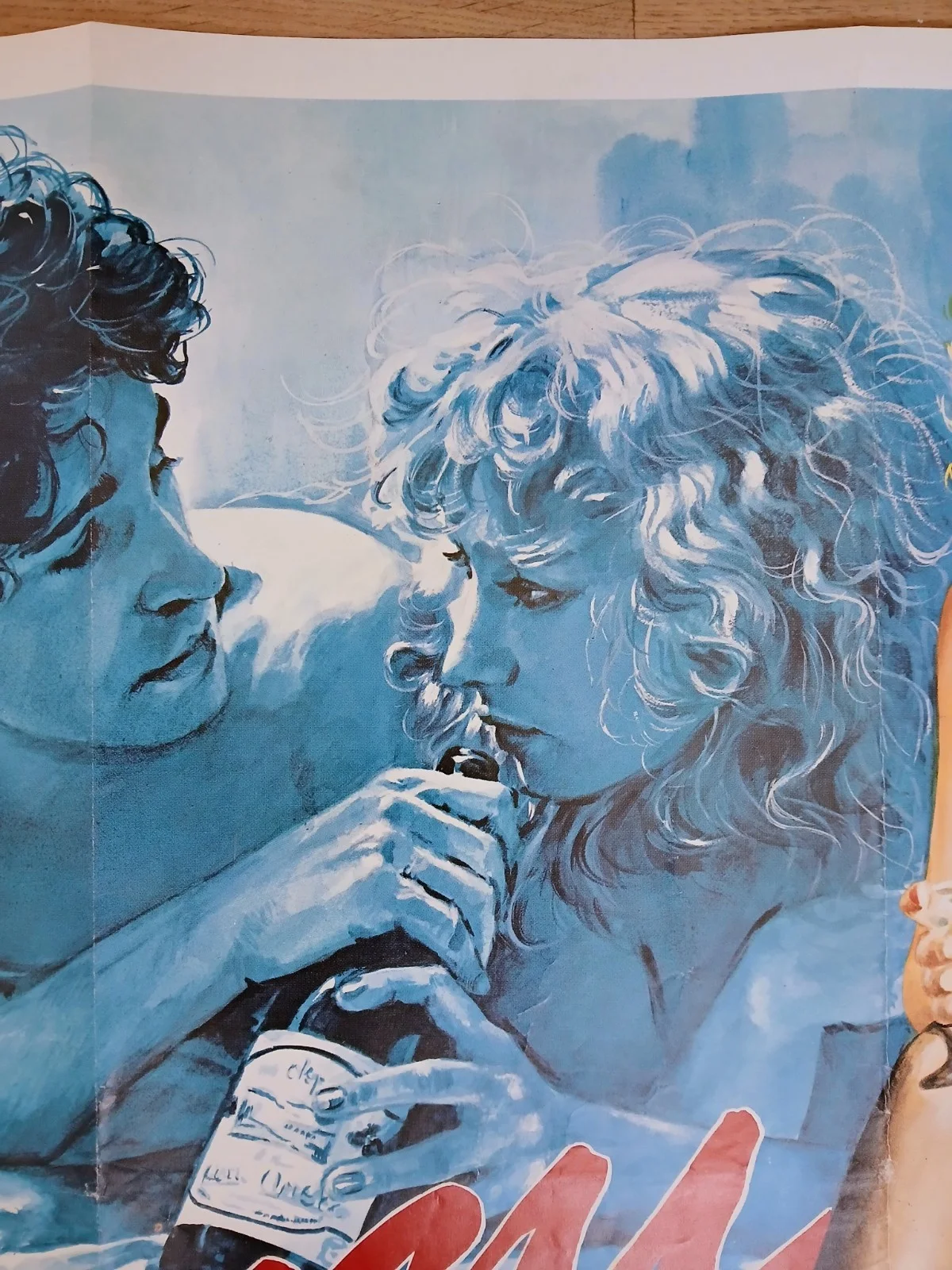 HUSSY (1980) original UK quad poster - Sam Peffer art of sexy Helen Mirren, изображение 3