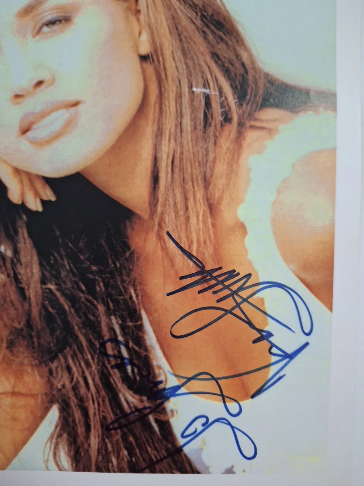 VANESSA WILLIAMS - SINGER/ACTRESS - SIGNED 8x11 COLOR LAZER COPY PAPER W/PROOF, изображение 4