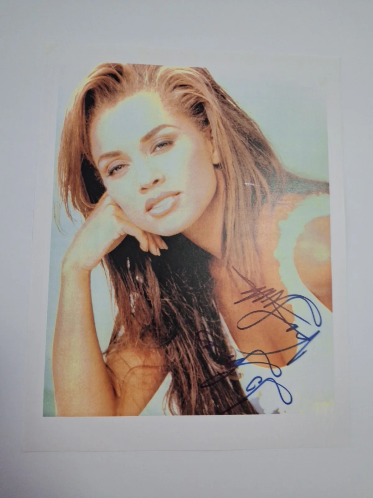 VANESSA WILLIAMS - SINGER/ACTRESS - SIGNED 8x11 COLOR LAZER COPY PAPER W/PROOF, изображение 5