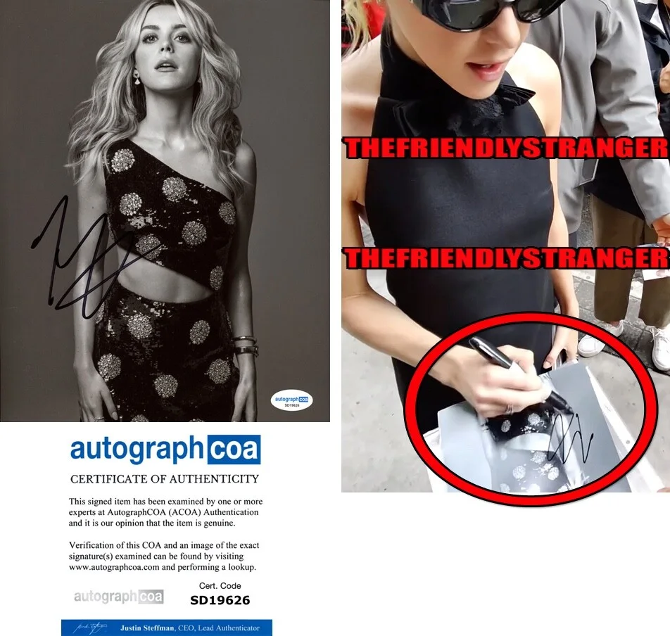 KIERNAN SHIPKA — Kiernan Shipka signed Autographed 8x10 Photo EXACT PROOF k SEXY Sabrina ACOA COA