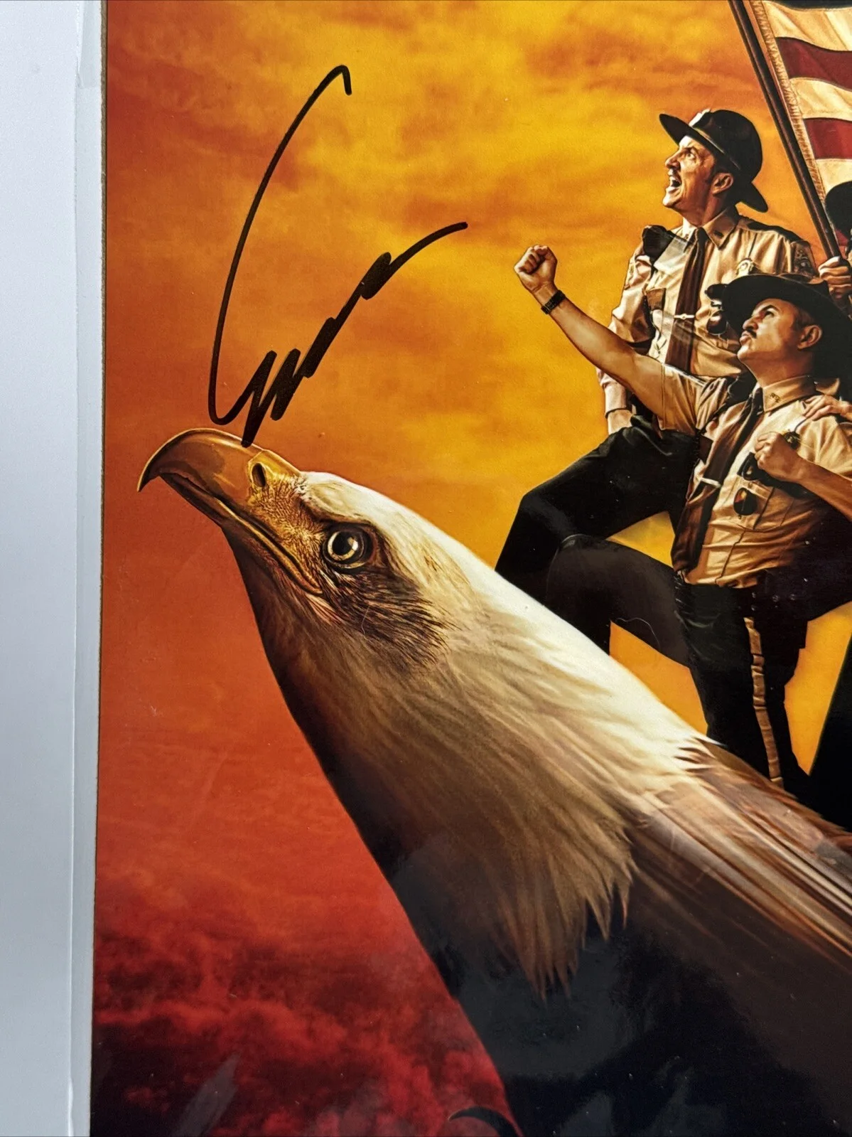 Erik Stolhanske — Super Troopers 2 Erik Stolhanske Signed autographed 8x10 Bam Box photo COA Mint, image 4