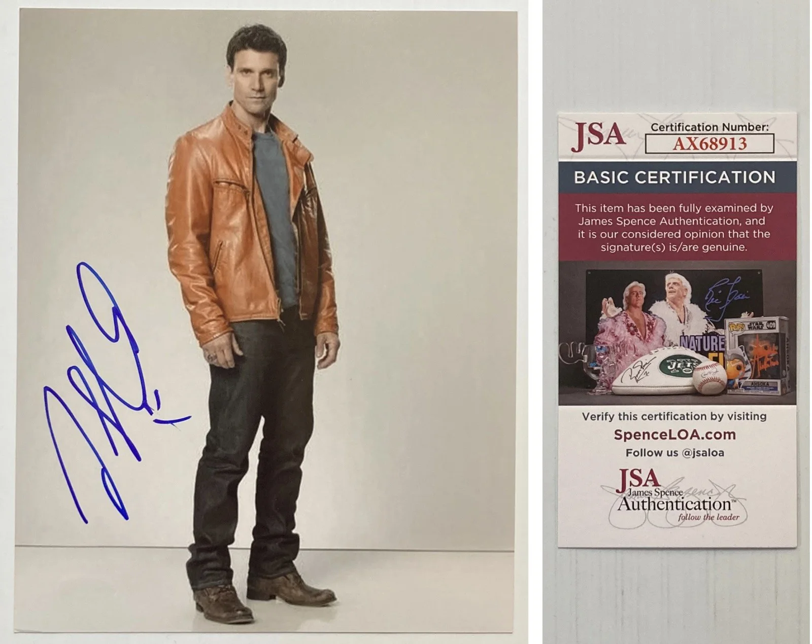 Frank Grillo — Marvel DC Purge Frank Grillo Signed Autograph 8x10 Photo - JSA Cert - FREE S&H!