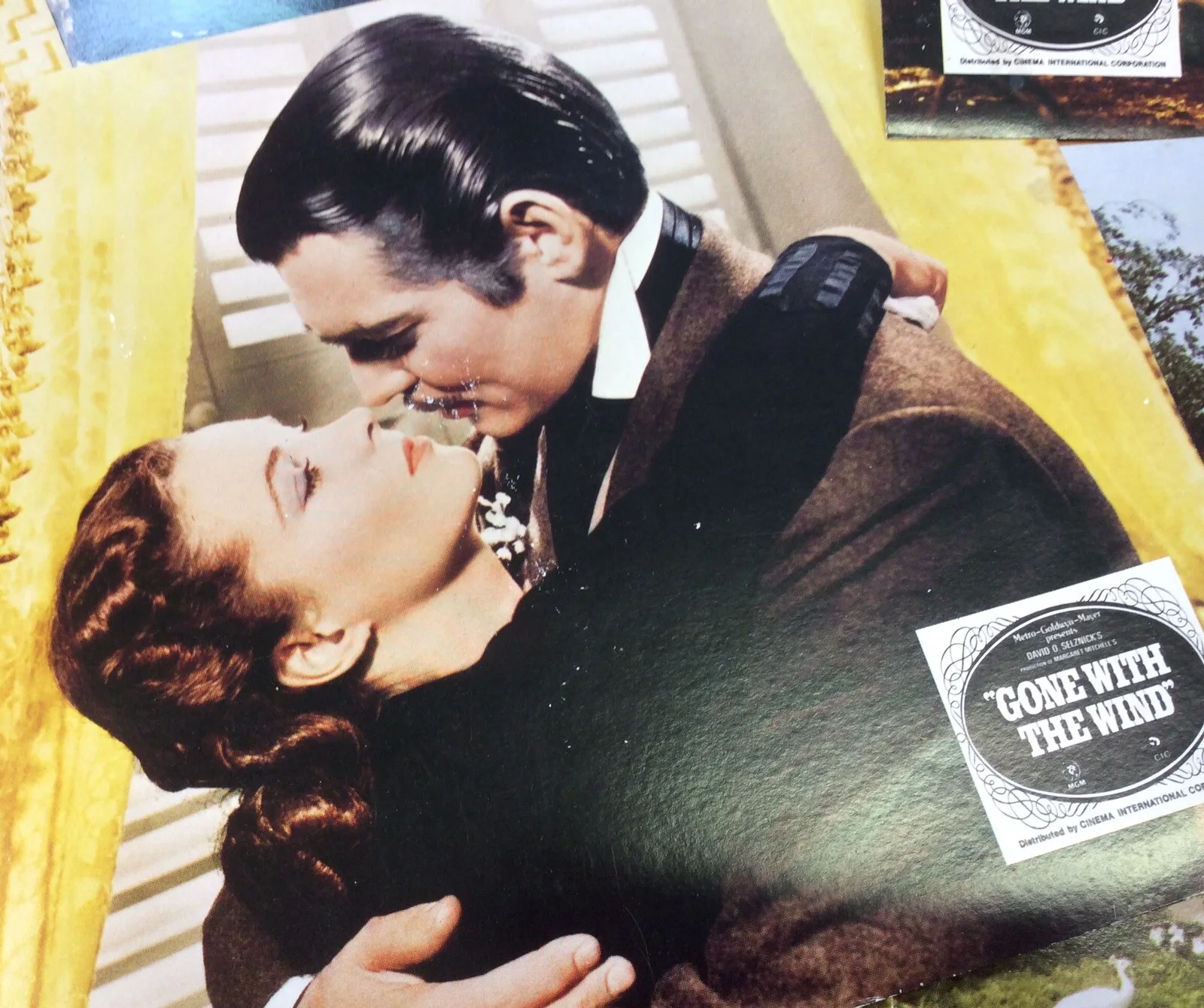 Set Of Six Gone With The Wind Lobby Cards MGM/CIC, изображение 2