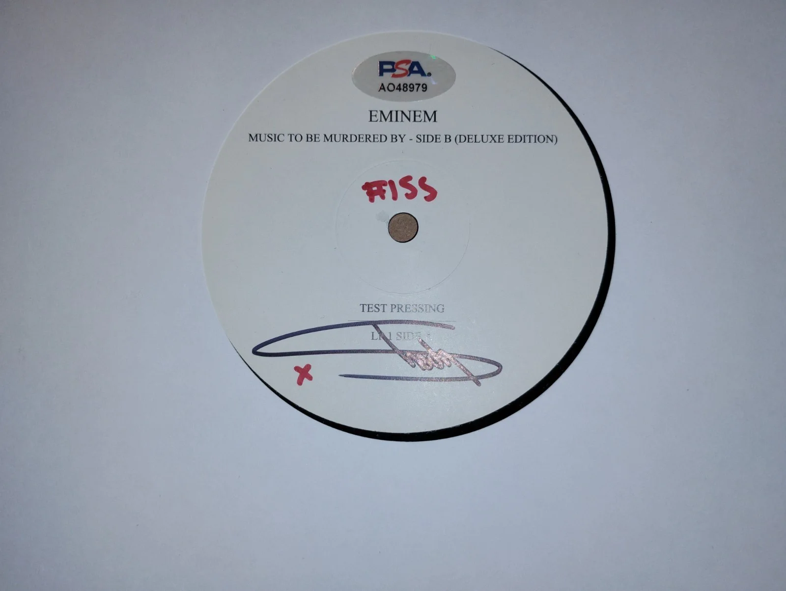 EMINEM Music To Be Murdered By Autographed Test Pressing Vinyl PSA CERTIFIED LOA, изображение 3