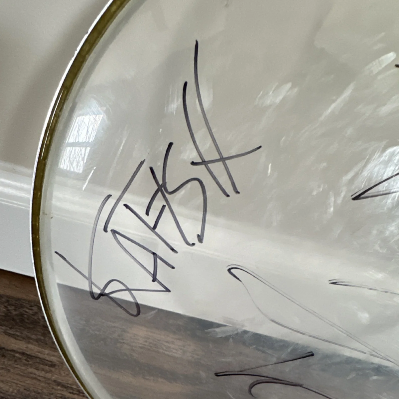Korn Signed-Remo Weatherking Ambassador Signed Drumhead, image 2