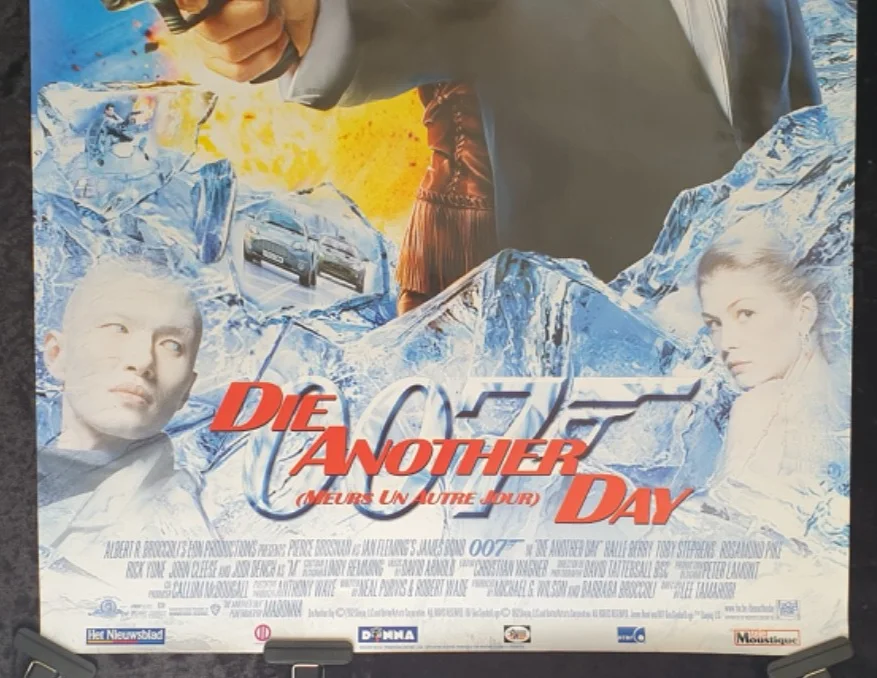 DIE ANOTHER DAY (2002) Belgian Poster 27x39 Pierce Brosnan Bond Unfolded, image 5