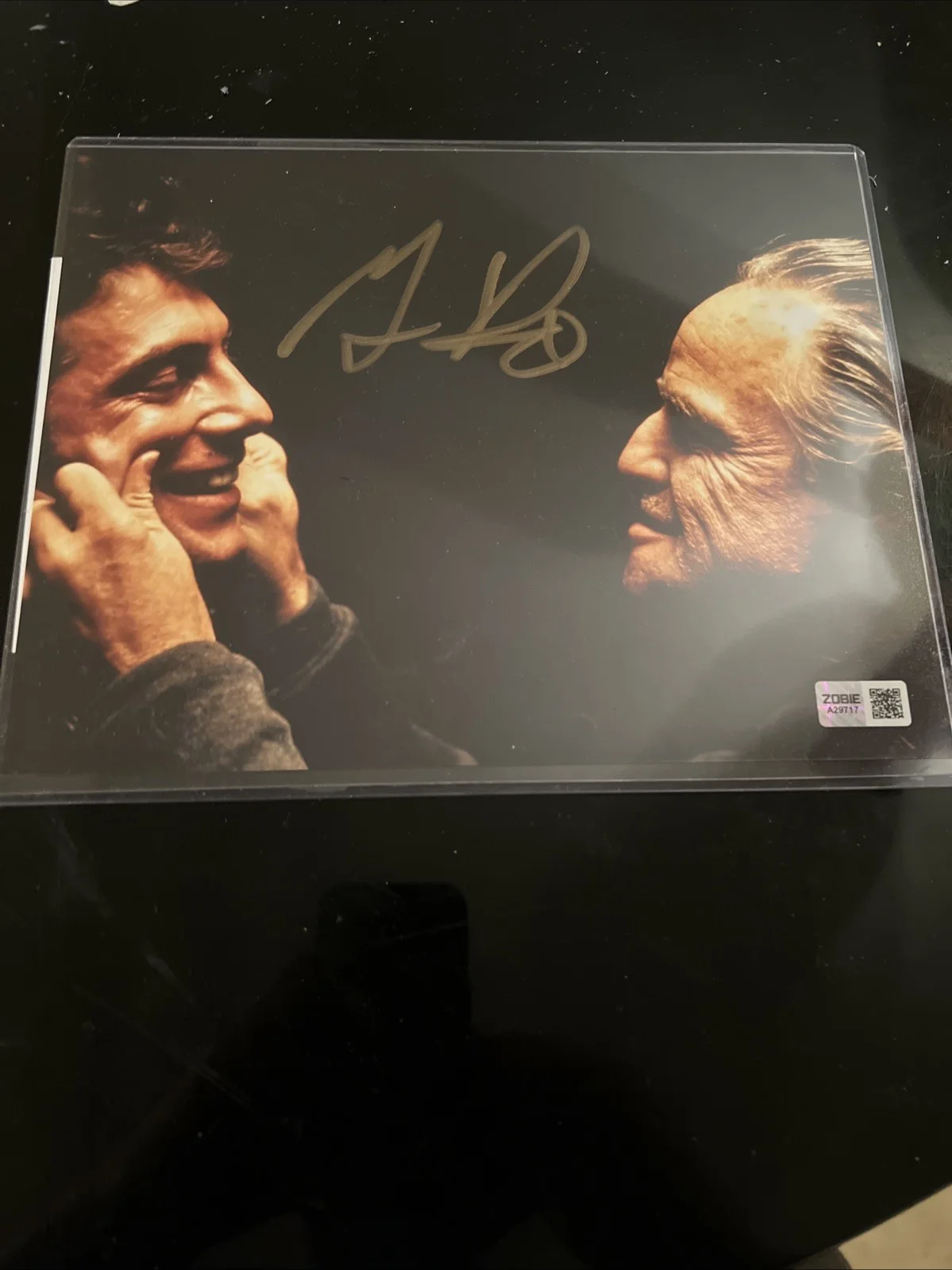 GIANNI RUSSO — GIANNI RUSSO SIGNED AUTOGRAPHED 8X10 PHOTO W/BRANDO INSC "CARLO" THE GODFATHER