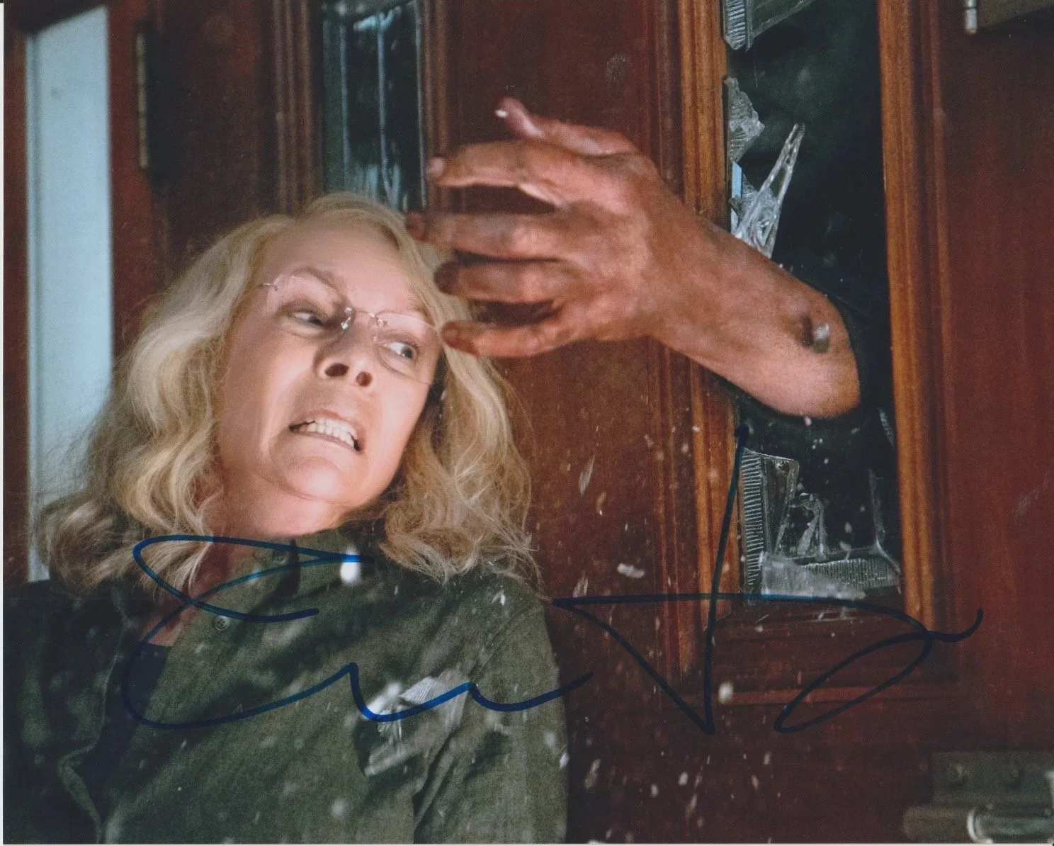 Jamie Lee Curtis — Jamie Lee Curtis signed Halloween 8x10 photo