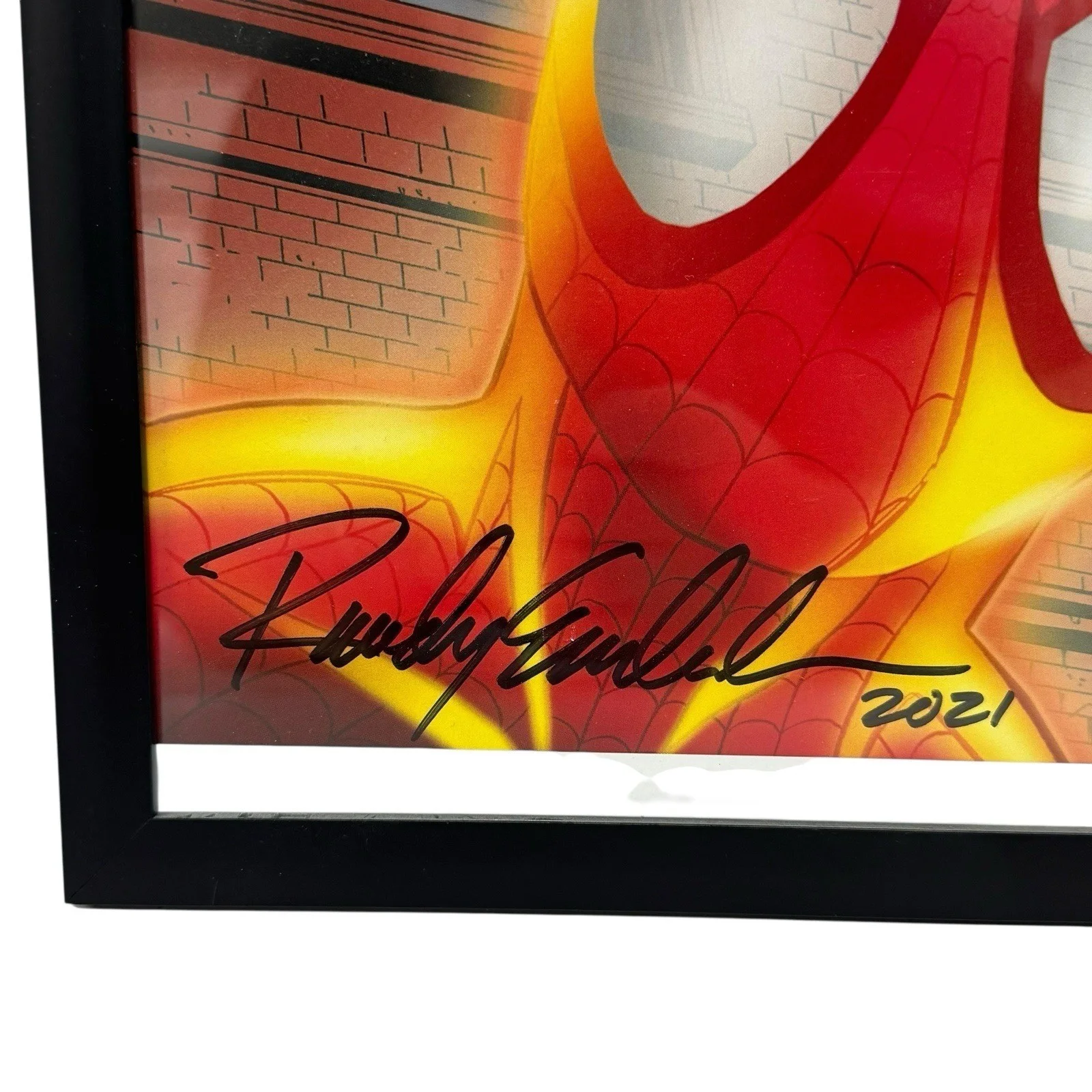 randy emberlin — Spider-Man Randy Emberlin Signed Autographed Poster Pieces (3 Total 18x11), image 3
