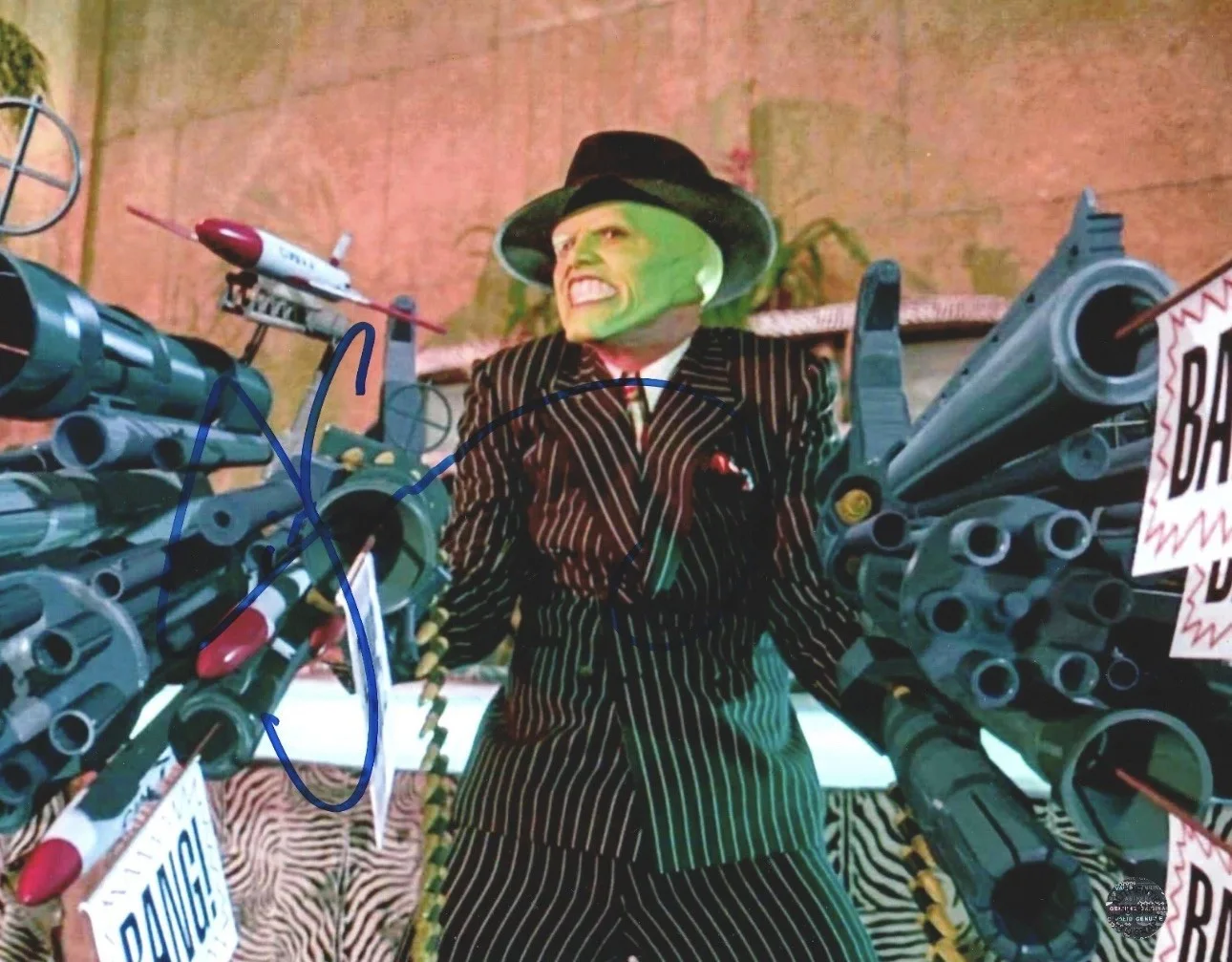 Jim Carrey — Jim Carrey Signed Autographed The Mask 8x10 Photo with COA/Matching Hologram