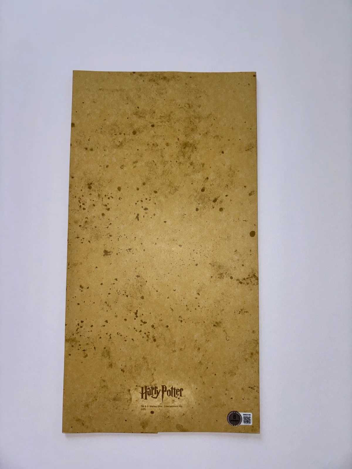 DANIEL RADCLIFFE SIGNED HARRY POTTER THE MARAUDERS MAP REPLICA MOVIE PROP BAS, image 2