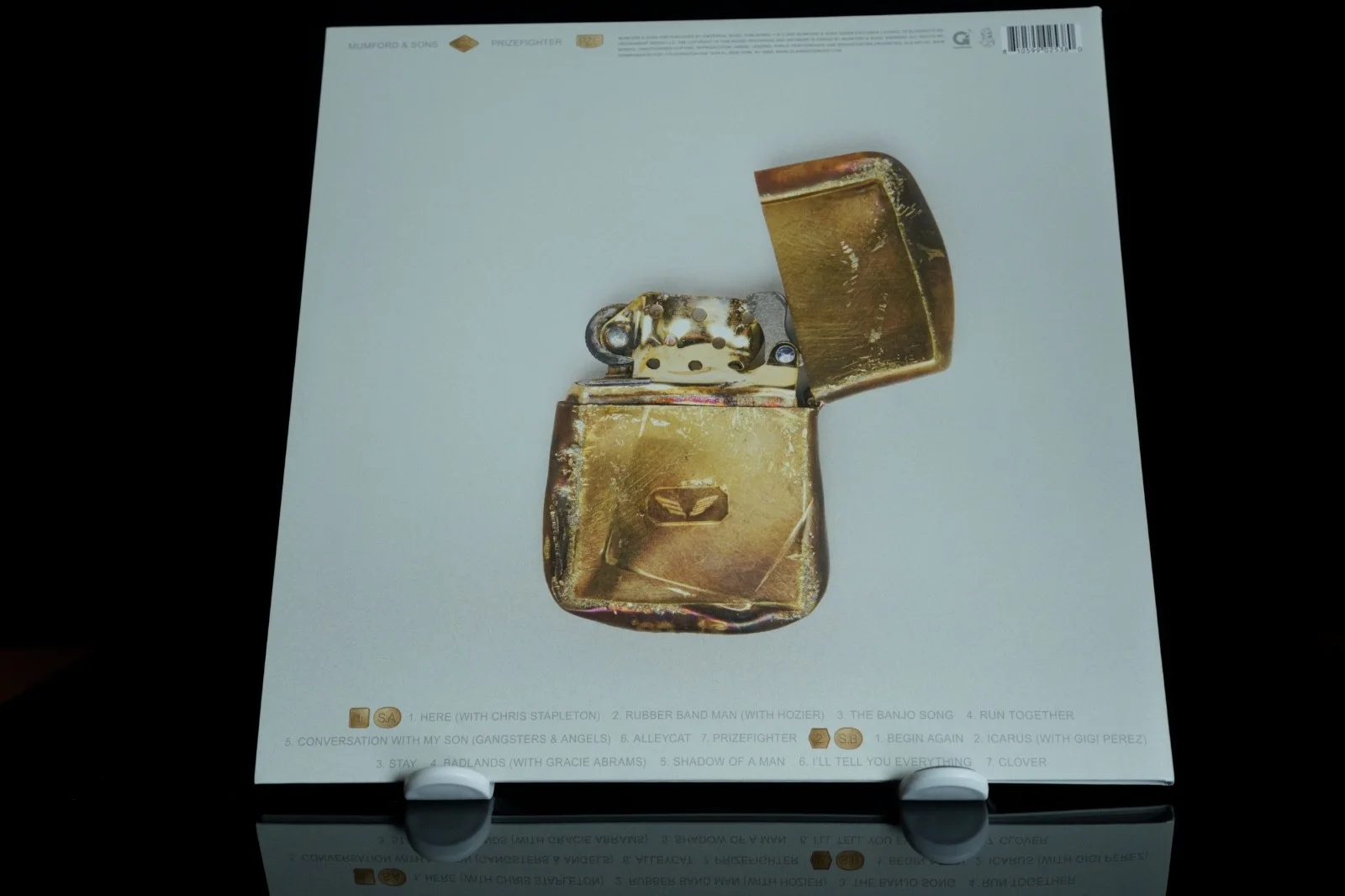 Mumford And Sons Prizefighter Clover Vinyl + Signed Autographed Insert, image 3