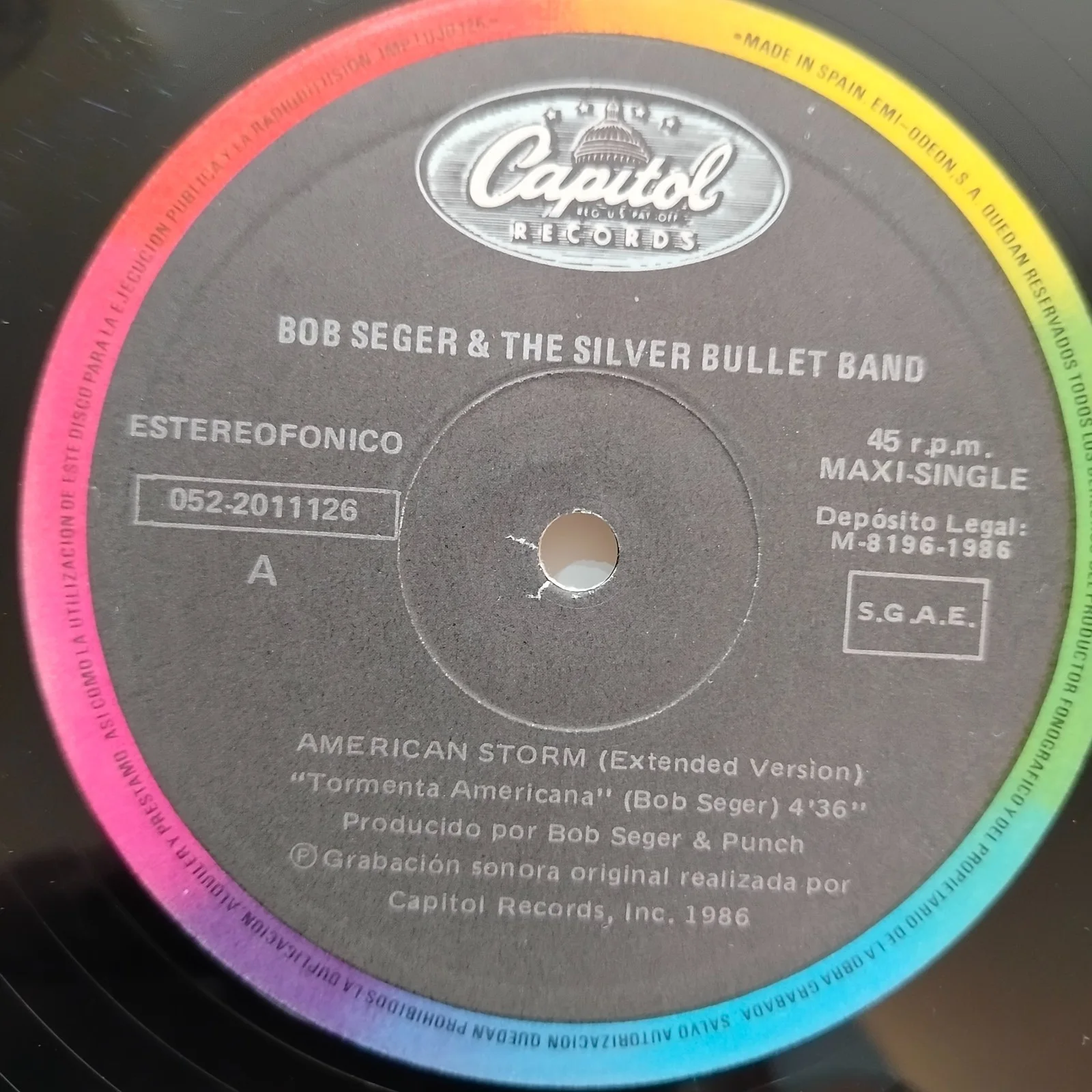 Bob Seger Signed Album Cover + COA, image 5