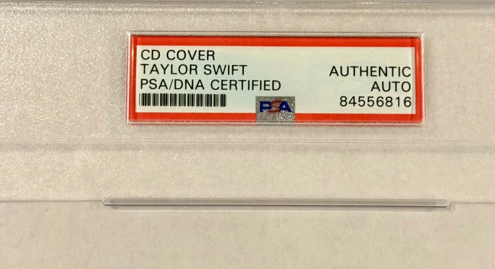 Taylor Swift signed autograph Red cd cover - certified authentic PSA/DNA COA, image 2