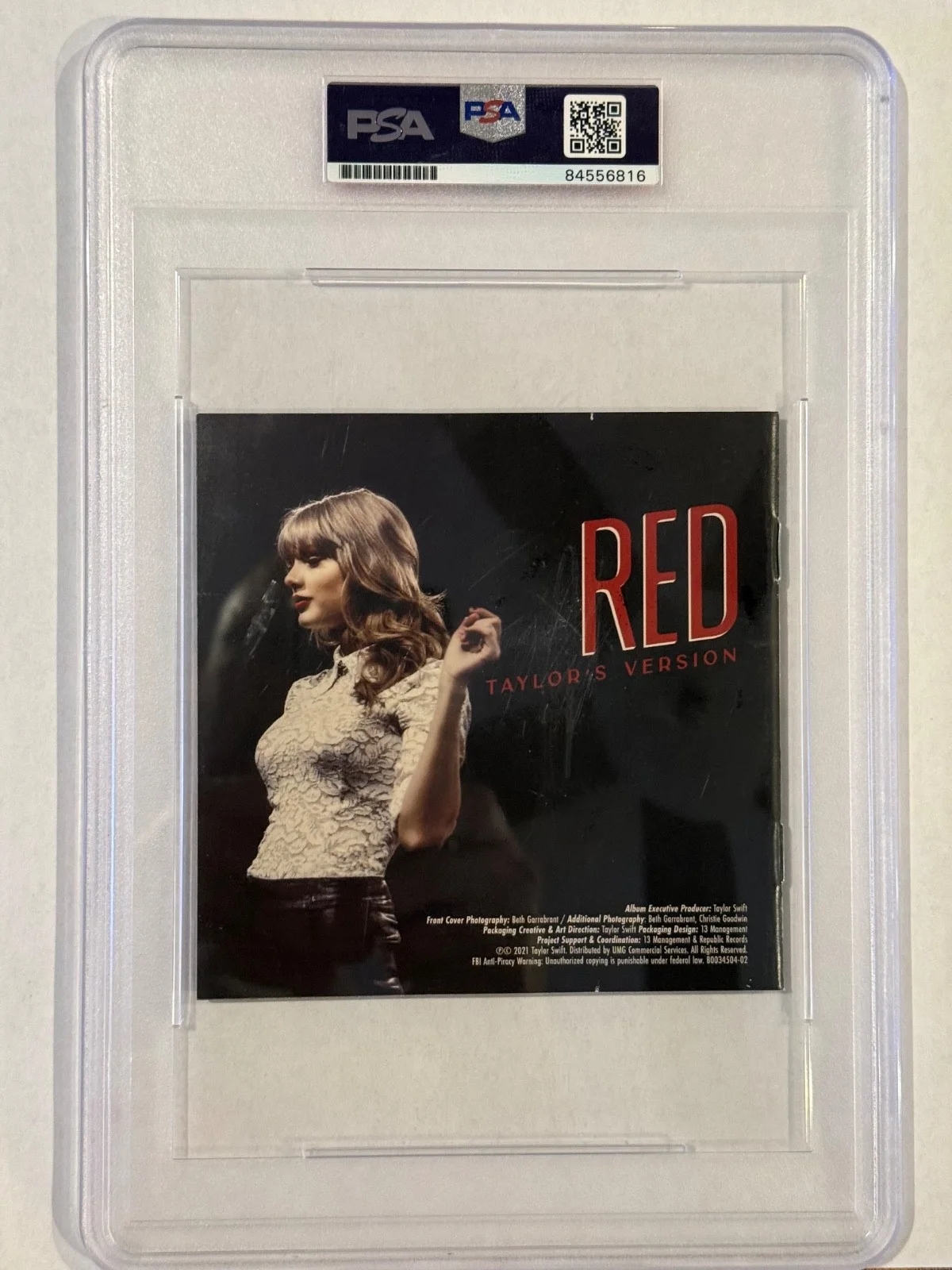 Taylor Swift signed autograph Red cd cover - certified authentic PSA/DNA COA, image 4