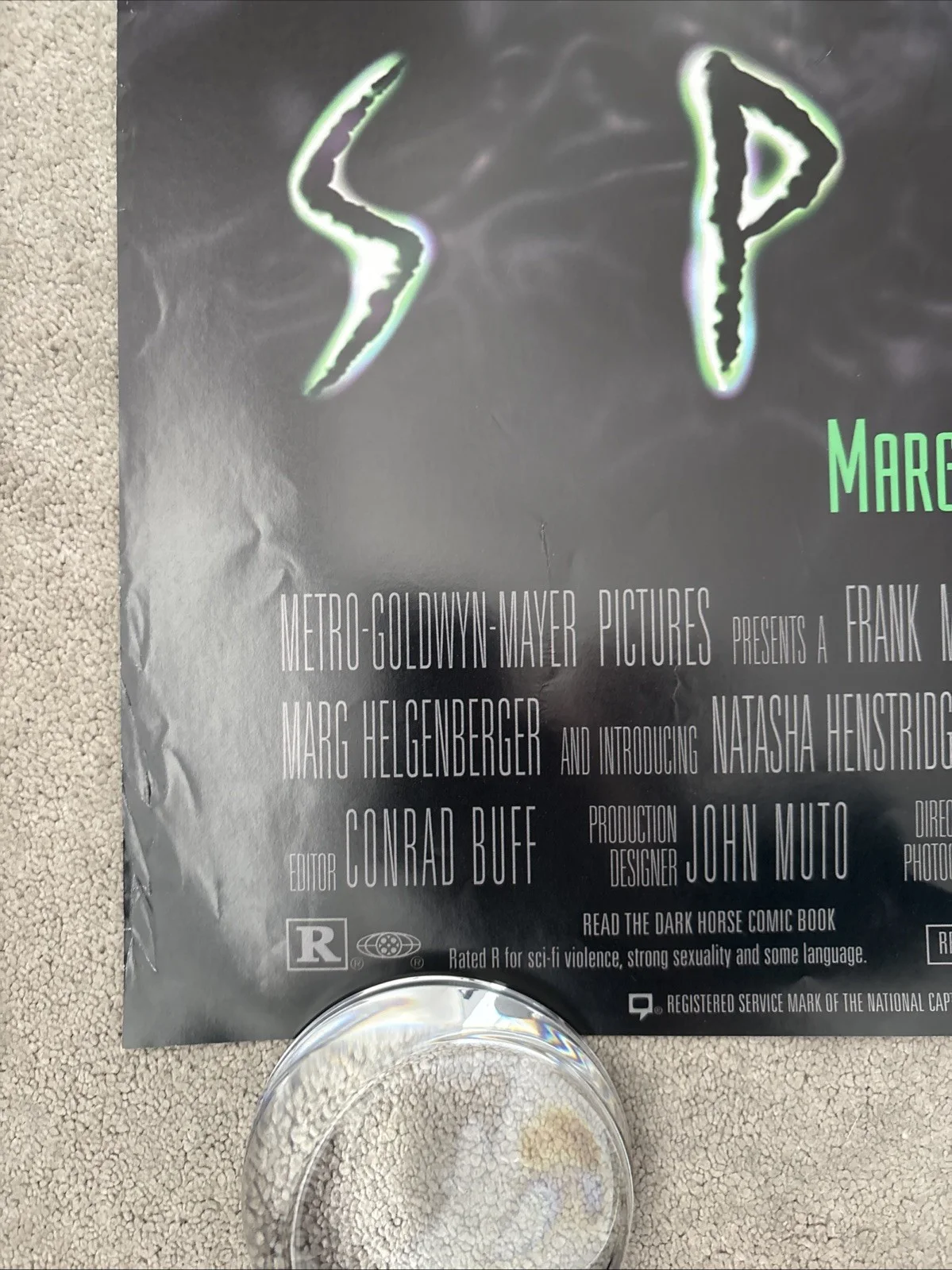 Species (1995) Original US Video Store Movie Poster, изображение 5