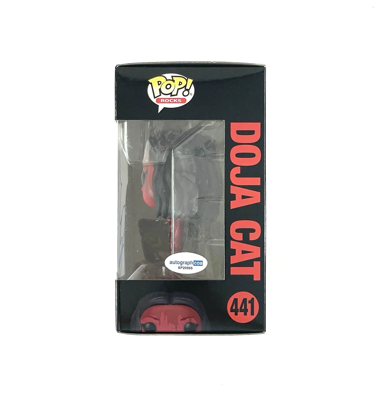 Doja Cat Rare Hand Signed Autographed Funko Pop 441 Vinyl Figure ACOA Certified, image 3