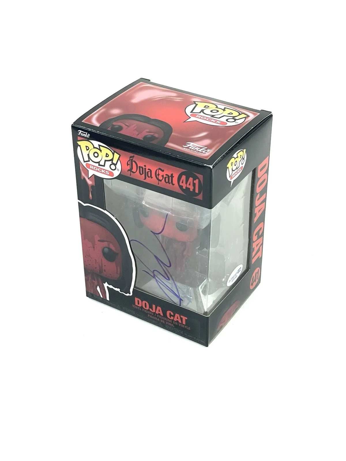 Doja Cat Rare Hand Signed Autographed Funko Pop 441 Vinyl Figure ACOA Certified, image 4