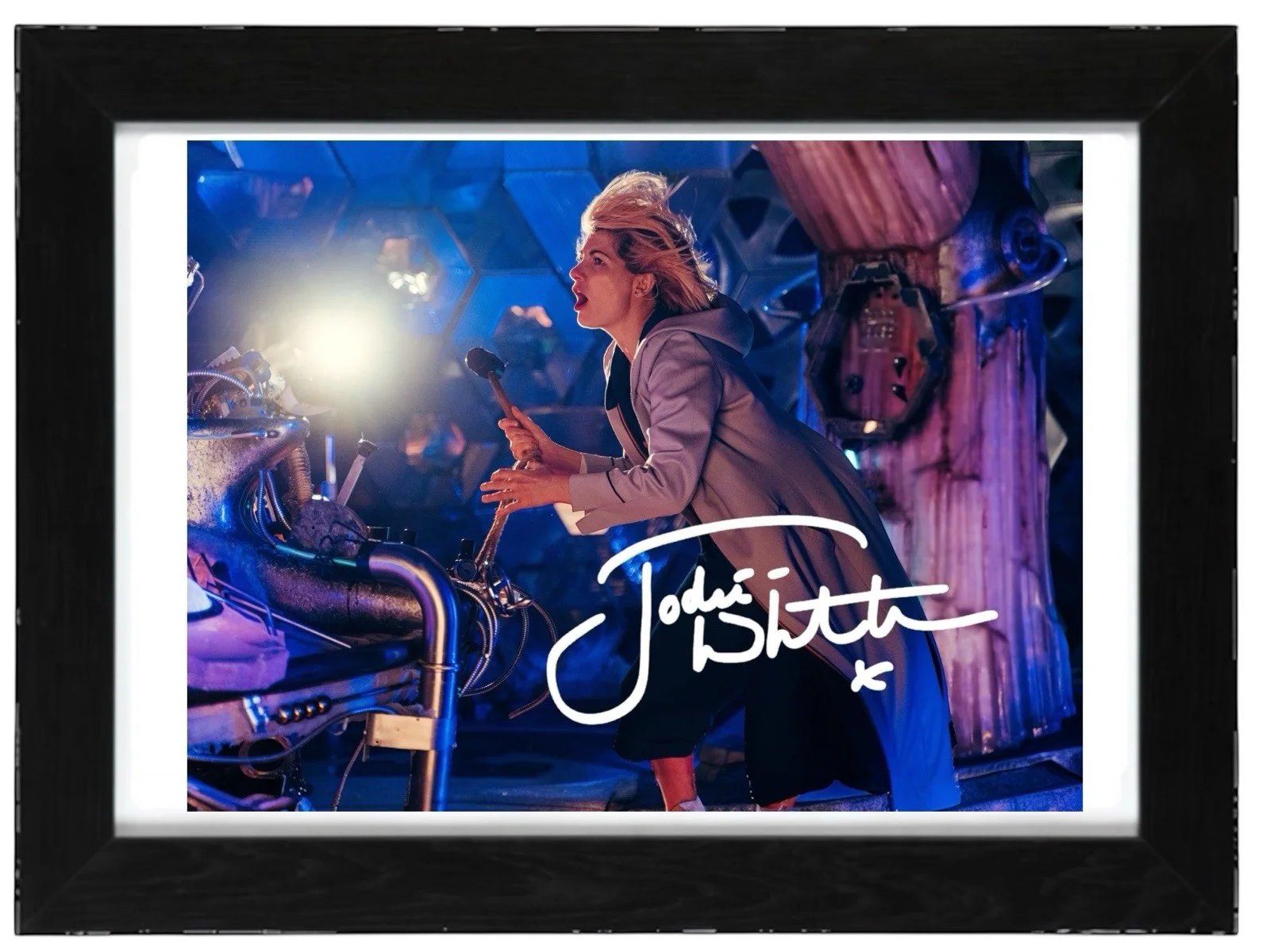 Jodie Whittaker Signed Autograph PHOTO Pre Print 6x4/A4/ Framed Doctor Who, image 2