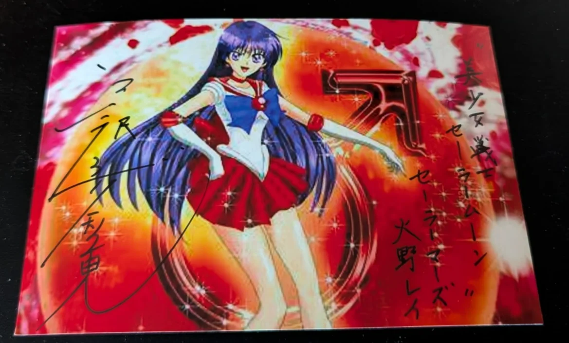 Michie Tomizawa — 4x6 signed photo of Michie Tomizawa, the beloved Japanese voice actress
