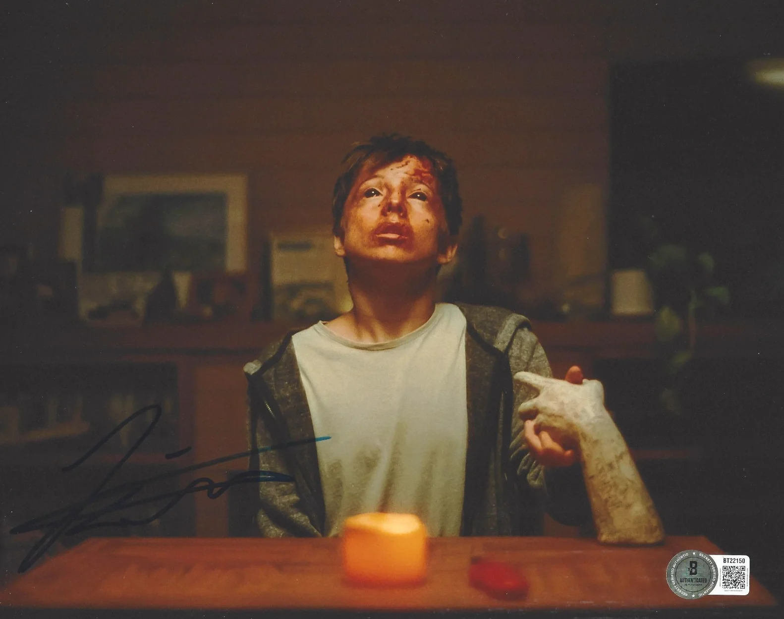 JOE BIRD SIGNED 'TALK TO ME' 8x10 MOVIE PHOTO HORROR AUTOGRAPH BECKETT BAS COA, изображение 2
