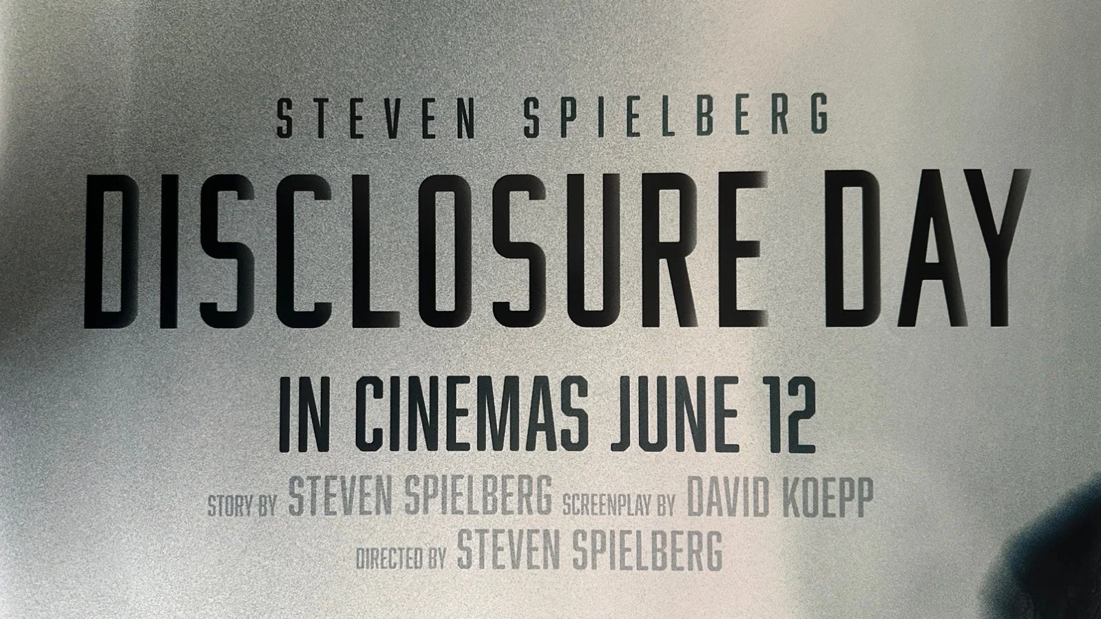 Disclosure Day - Original UK Double Sided Quad Poster 30" x 40" New, изображение 3