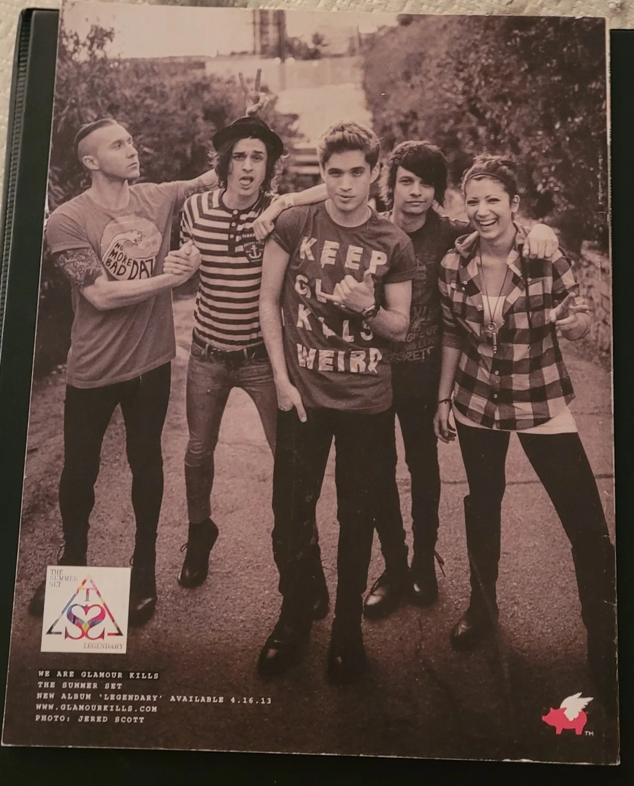SIGNED PARAMORE HAYLEY WILLIAMS ALTERNATIVE PRESS MAGAZINE MAY 2013, image 2
