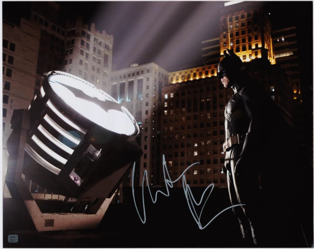 Christian Bale — Christian Bale Dark Knight Autographed Signed 16x20 Photo AMCo COA 8624