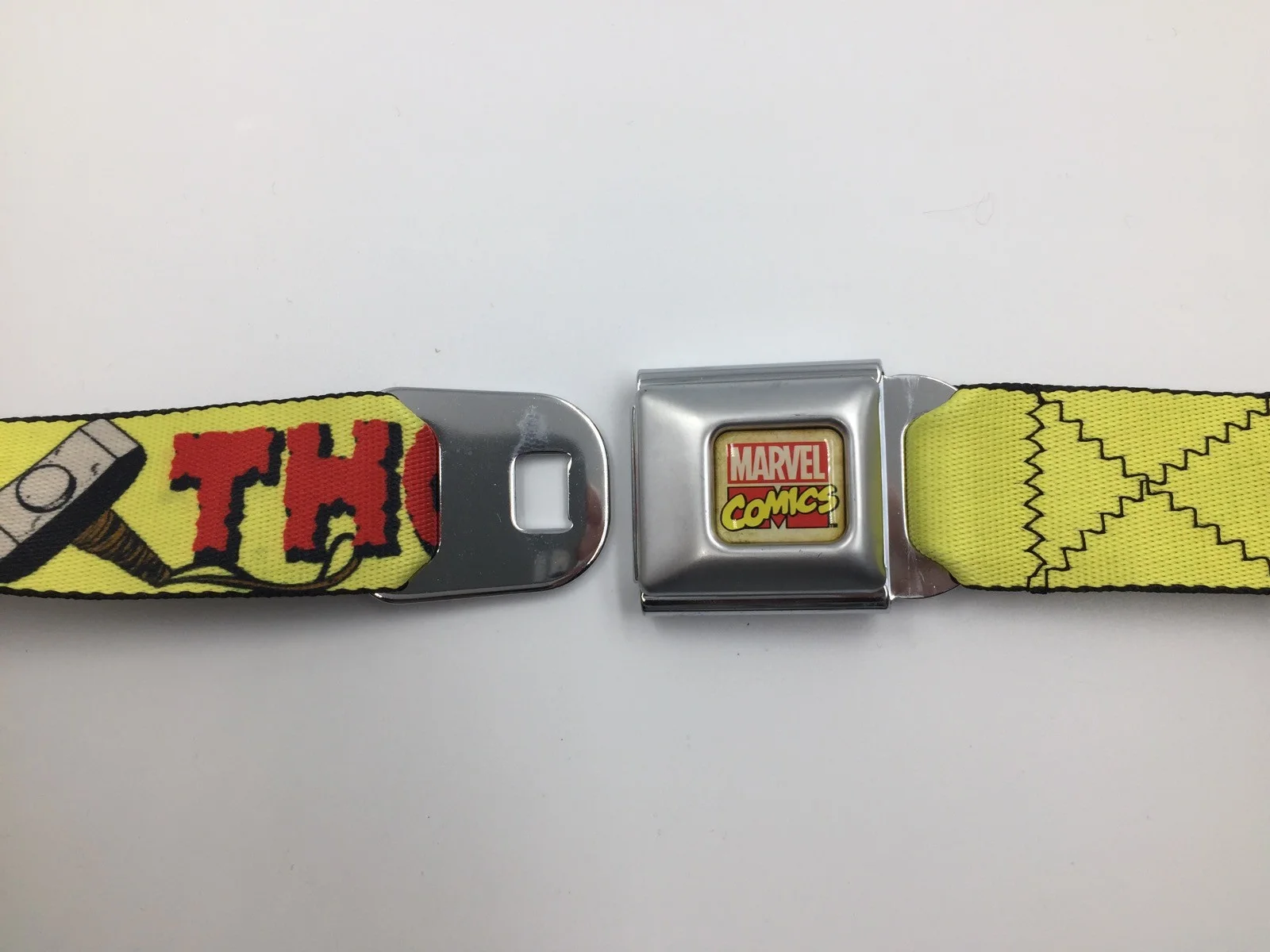 Thor ’Hammer’ Marvel Comics “Seatbelt Style” Belt • Officially Licensed • New, image 3