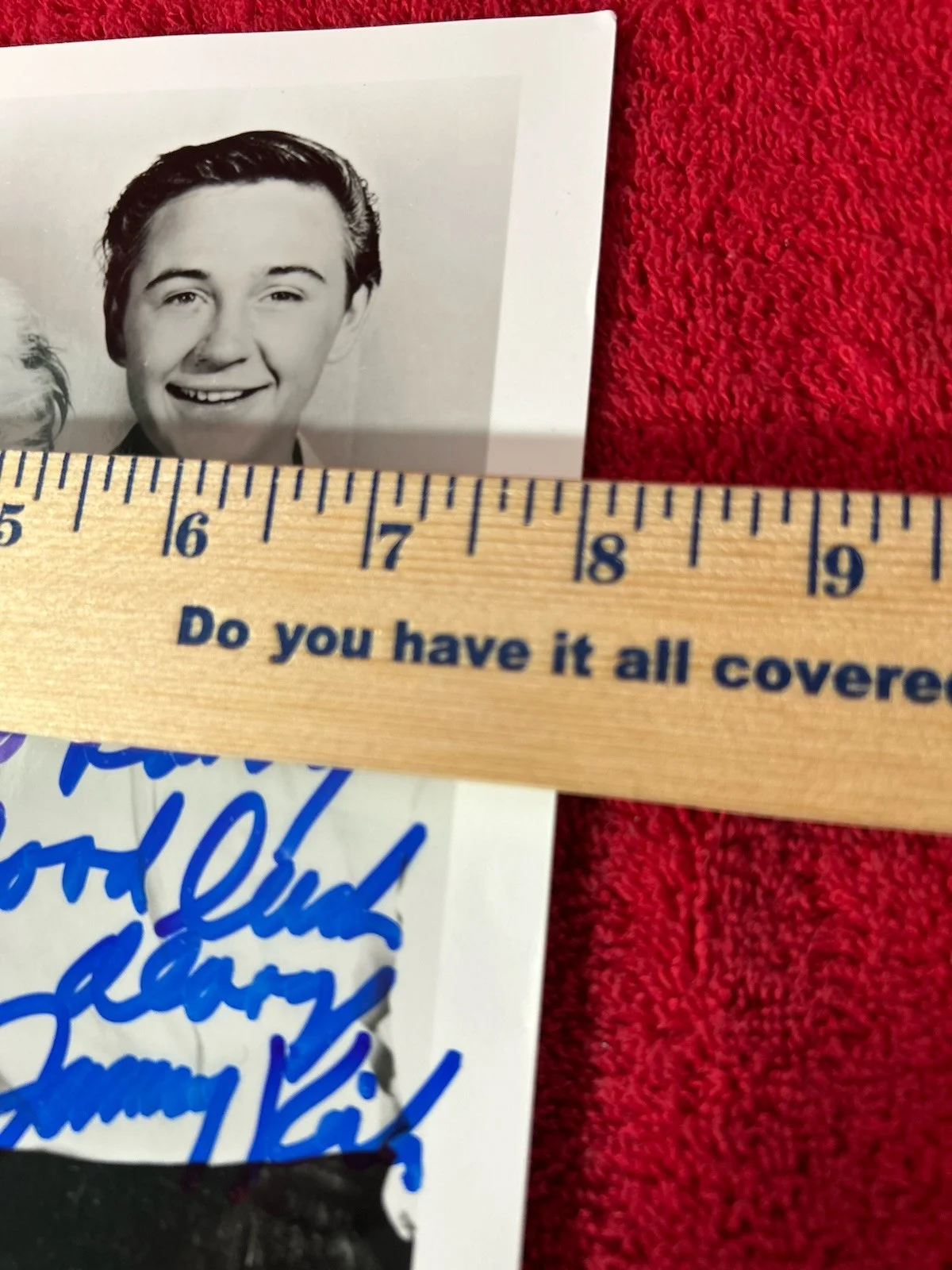 Tommy Kirk — Tommy Kirk Shaggy Dog Signed In Person 8X10 At The Hollywoodshow, изображение 4
