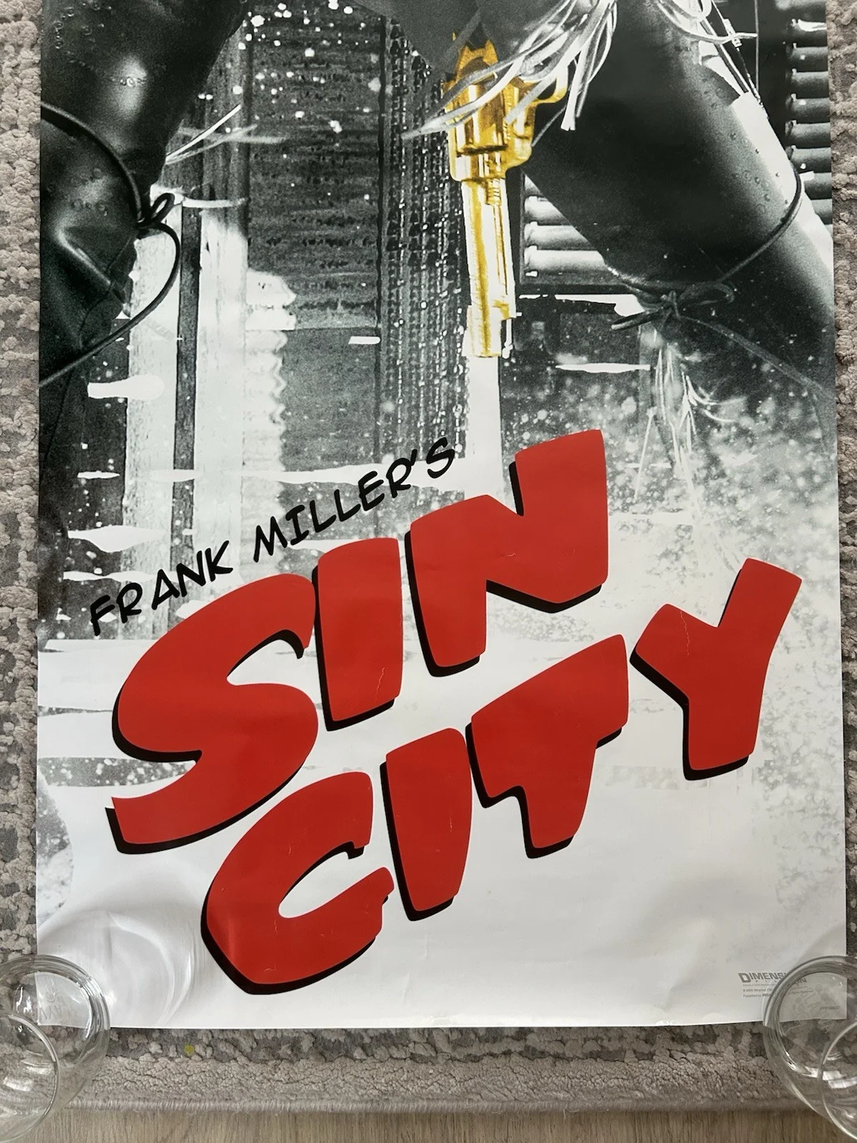 Sin City Vintage Door Poster 2005 21x62 Nancy Jessica Alba Dimension Films Neca, изображение 2