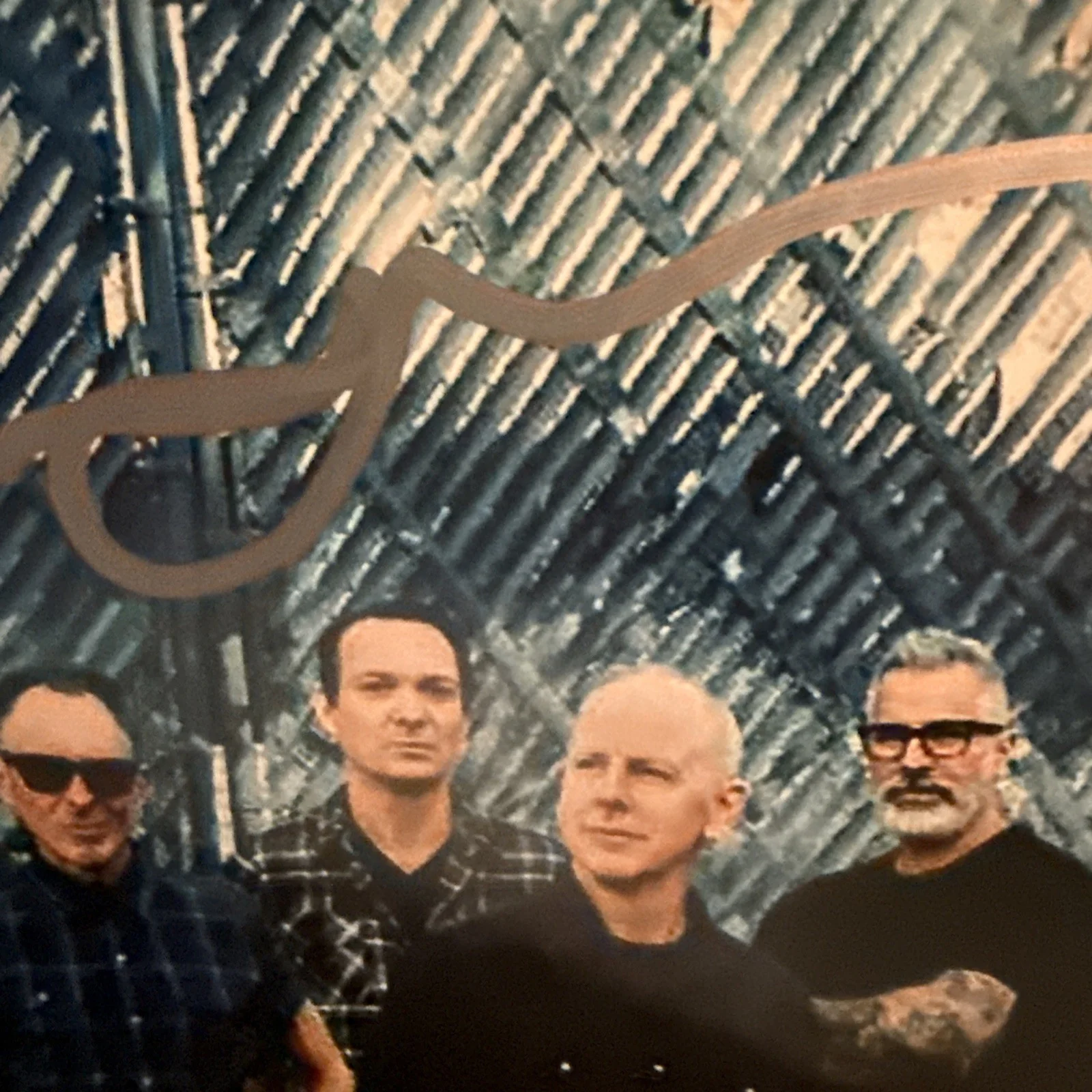 VERY RARE BAD RELIGION BAND SIGNED BY ALL 6 AUTOGRAPHED COA, image 2