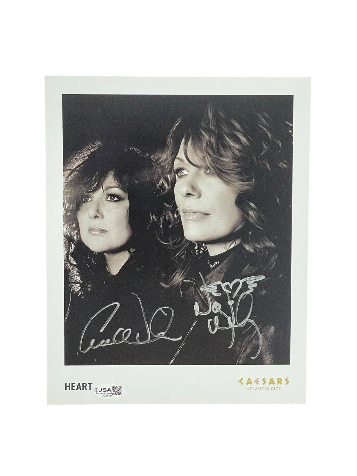 Heart Autographed Band Signed Promo 8x10 Photo Ann & Nancy Wilson JSA Certified, изображение 3