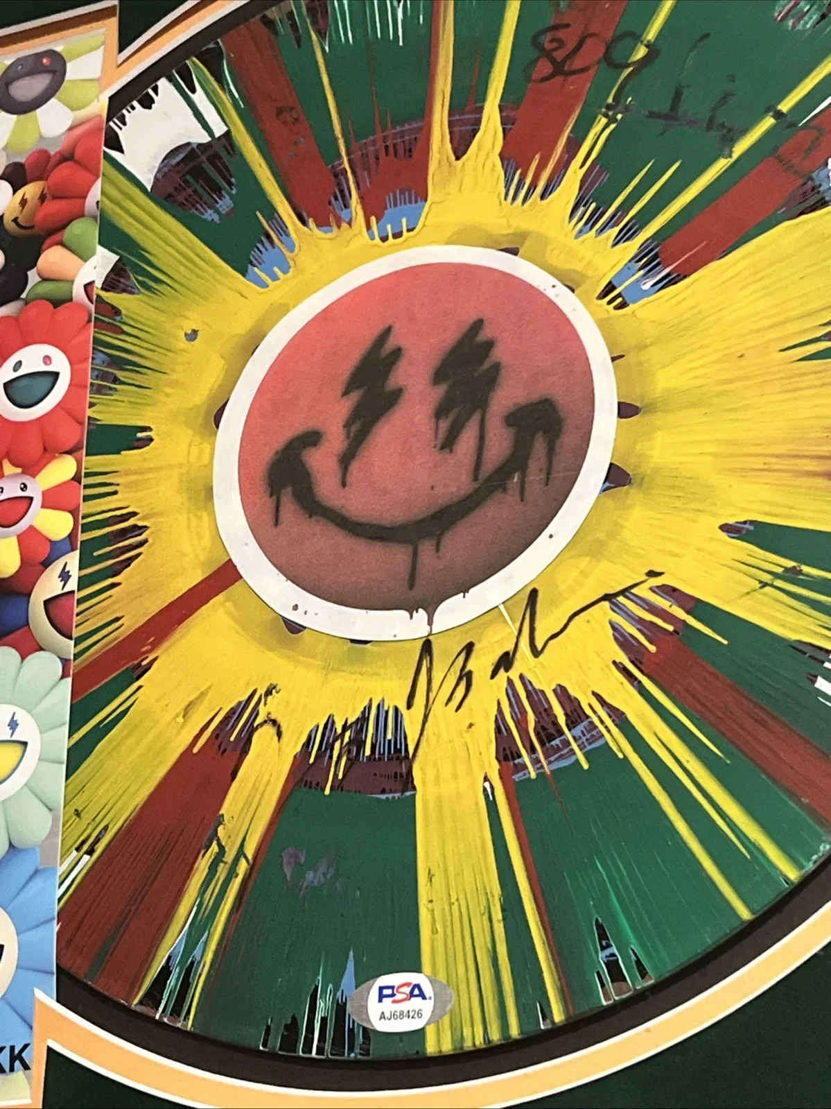 J Balvin Signed Autographed Vinyl "Colores" Custom Frame PSA/DNA Authenticated, image 2