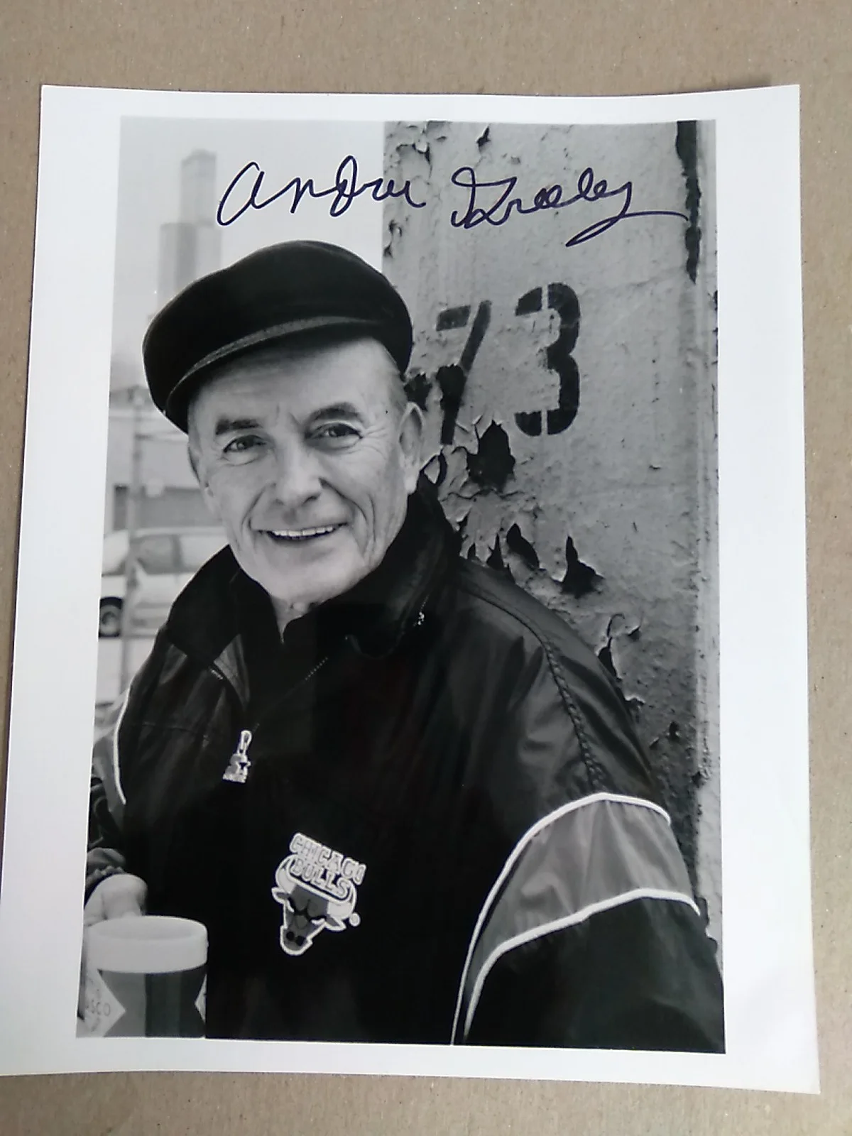 Andrew Greeley Signed 8x10 Photo, image 2
