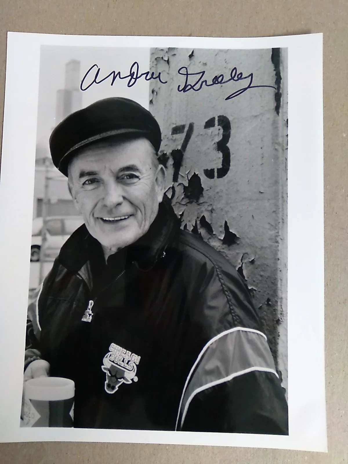 Andrew Greeley Signed 8x10 Photo, image 3