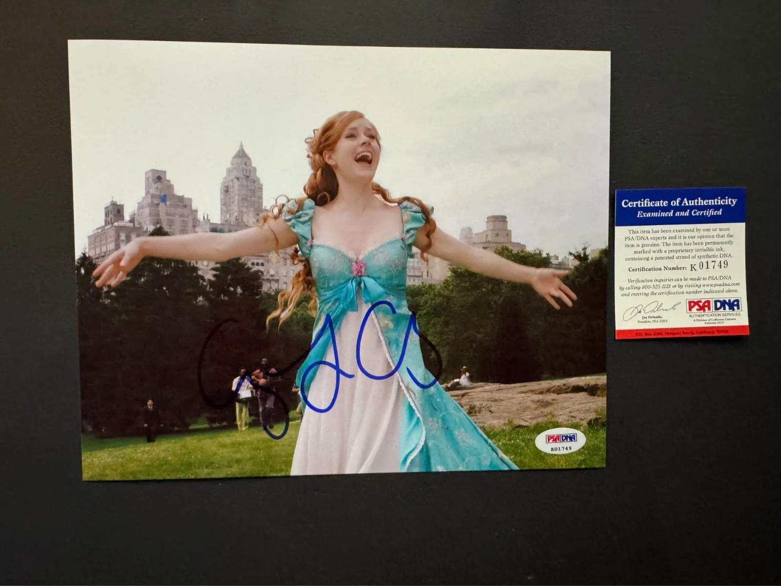 Amy Adams — Amy Adams Rare! signed autographed classic Enchanted 8x10 photo PSA DNA coa