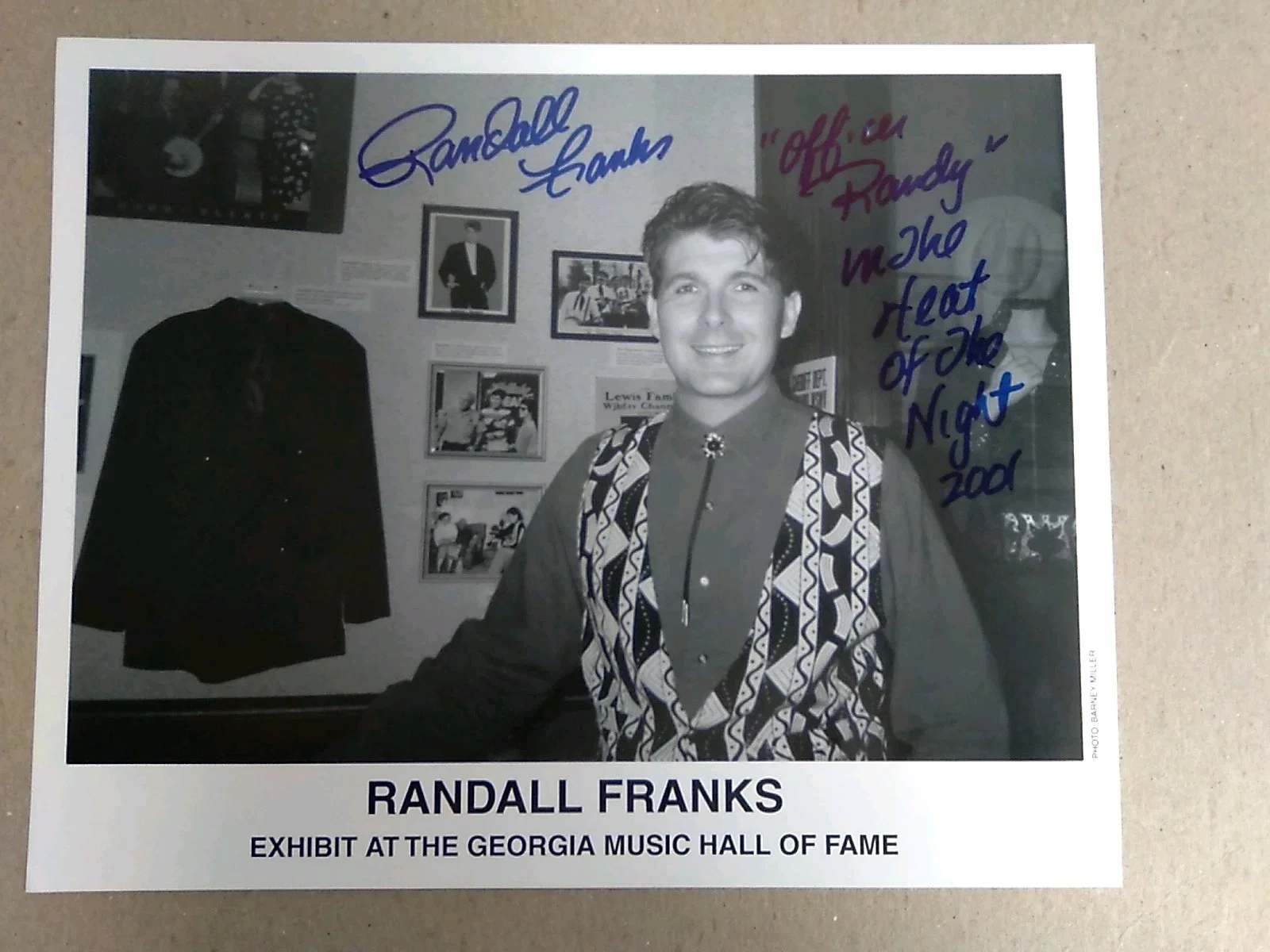 Randall Franks Signed 8x10 Photo 2001, image 3