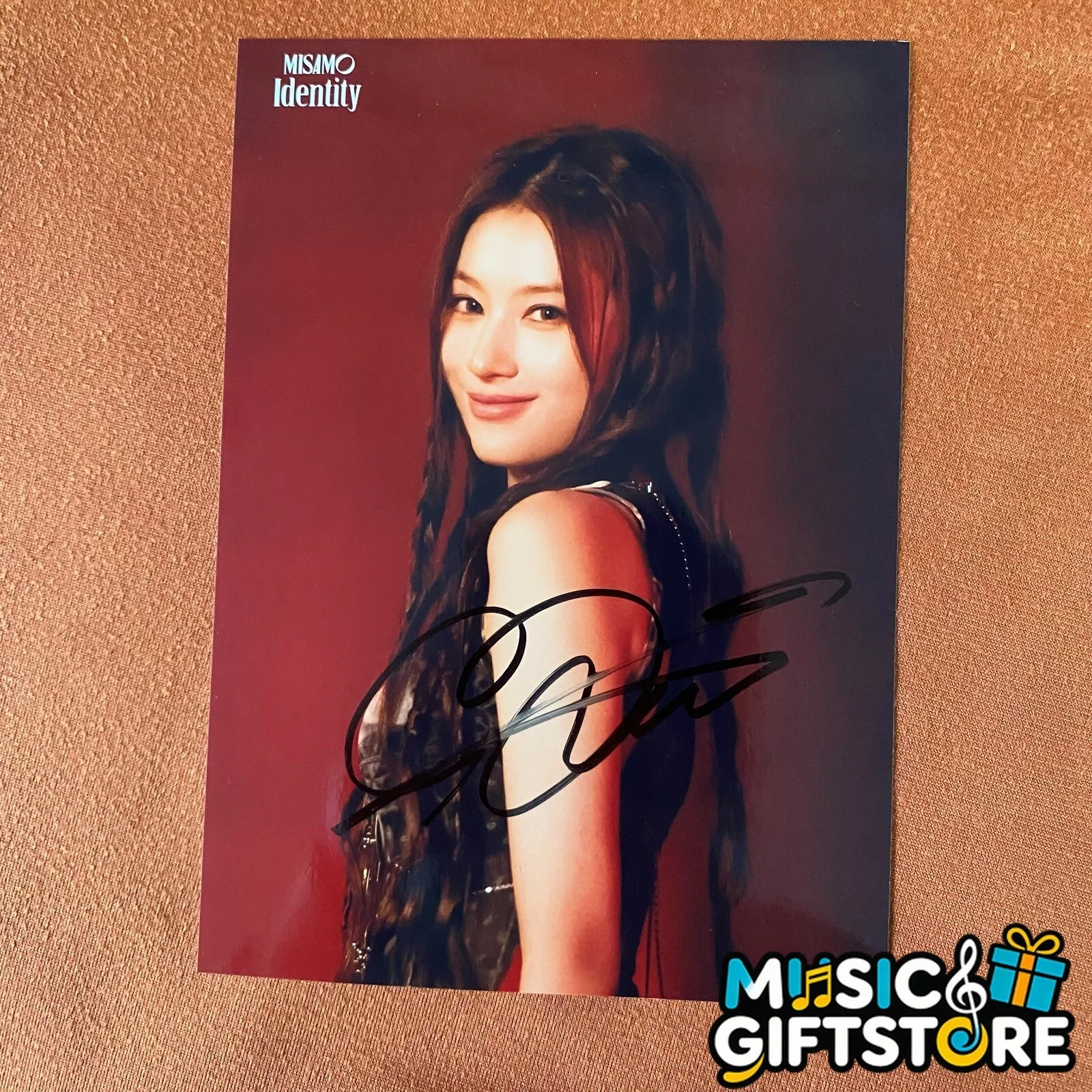 TWICE SANA Autographed Signed Photo MISAMO IDENTITY K-POP Collection 2024 #MUGS, изображение 3