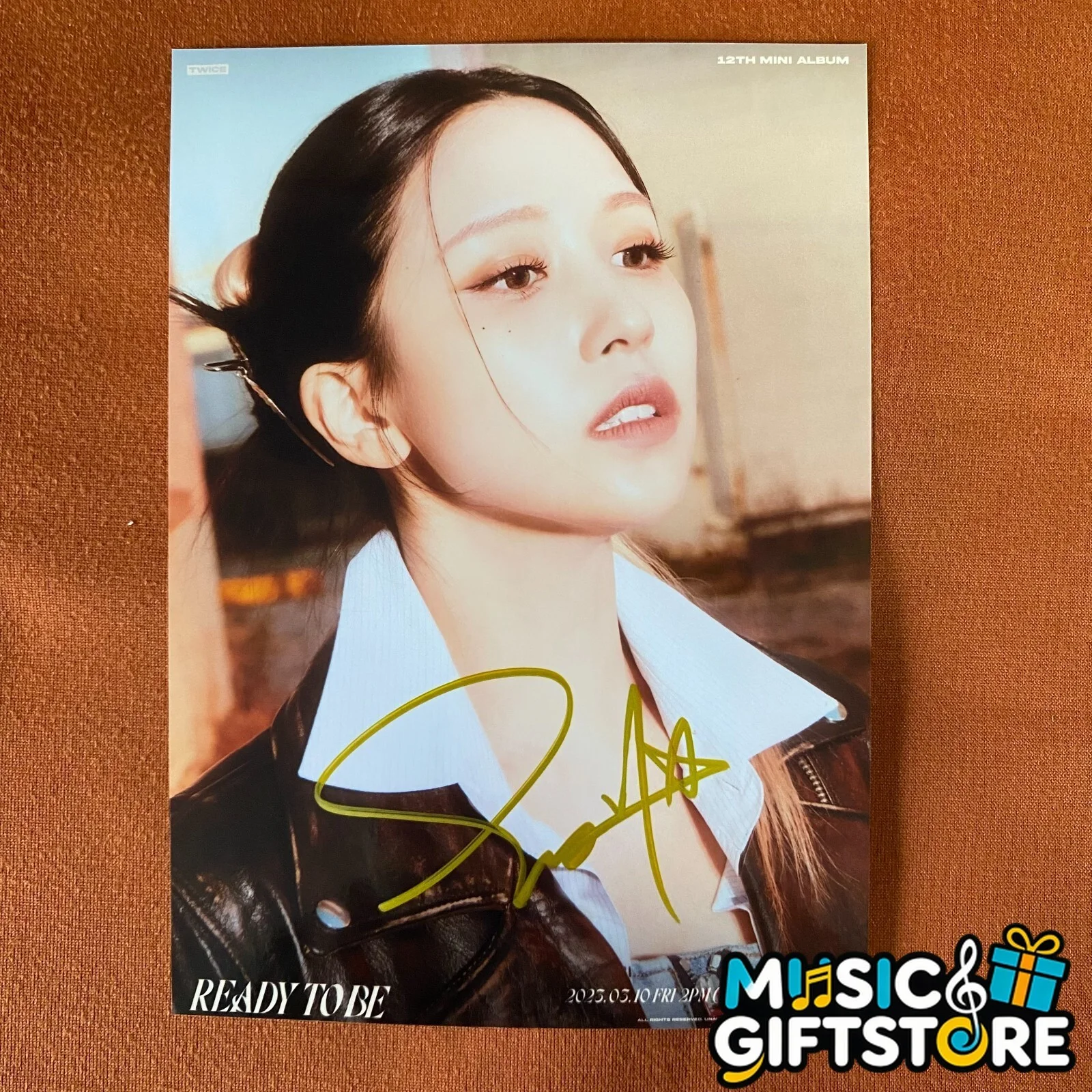 TWICE Ready TO Be Autographed Signed Photo 4*6 K-POP Collection 2024A #MUGS, изображение 4