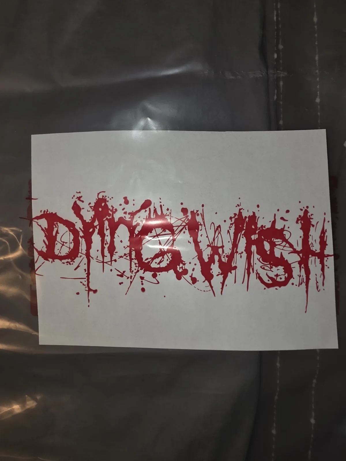 Dying Wish Autographed Flesh Stays Together Promo Poster & Bag, изображение 2