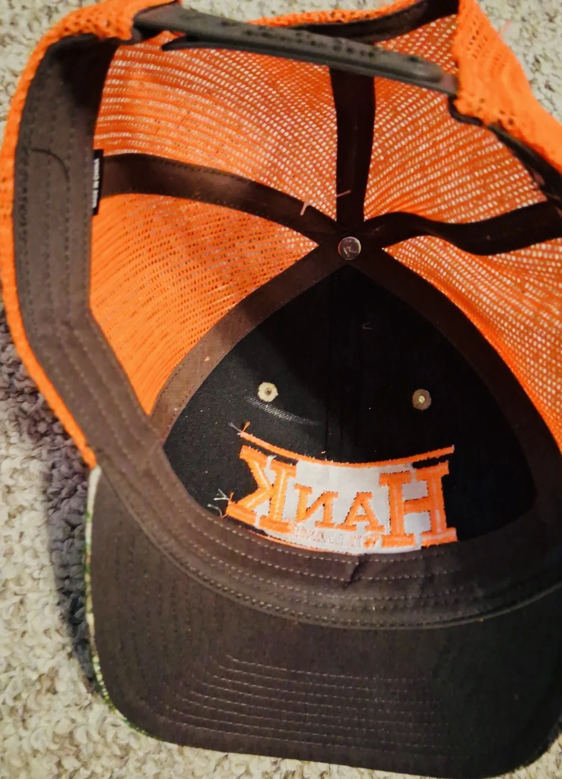 Hank Camouflage Realtree Hat Strapback Camo, image 3